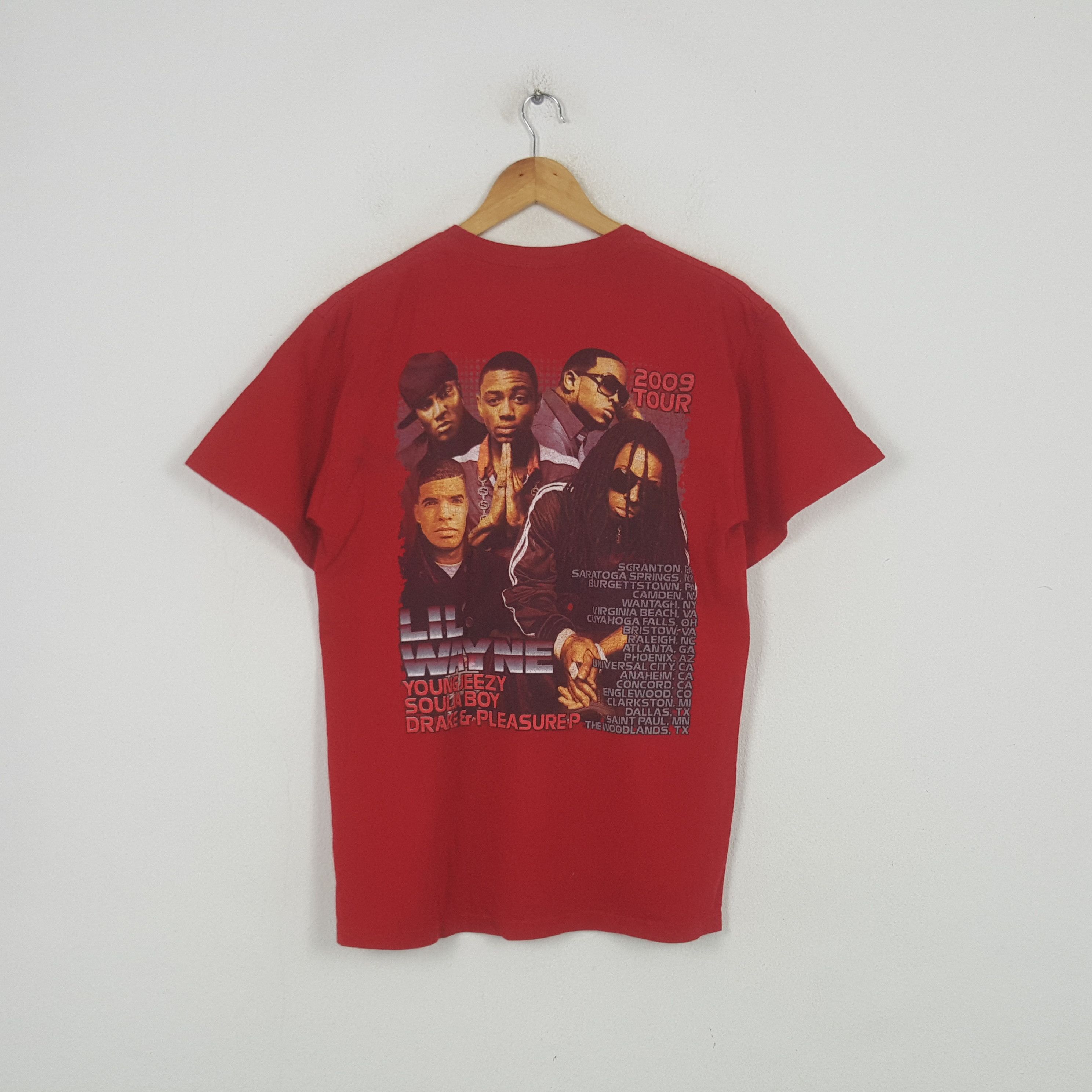 Rap Tees Vintage Y2K Lil Wayne American Rap Tour Tshirt RR24 Size US M / EU 48-50 / 2 - 3 Thumbnail