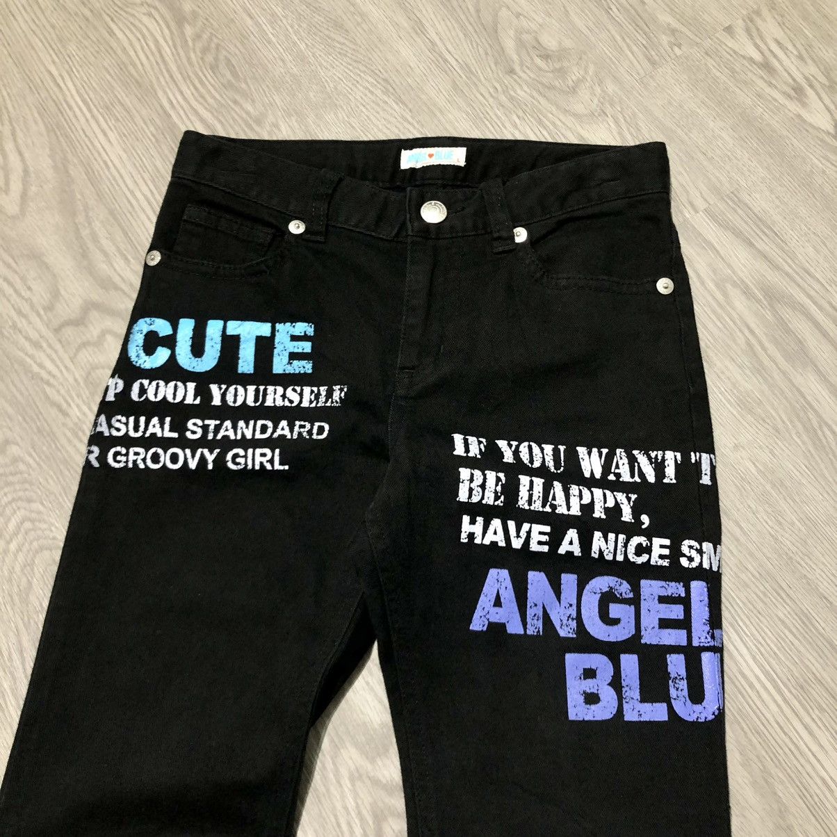 Angel Blue 2000s Angel Blue Cute Girls Denim Jeans Pants Black Lgb Size US 26 / EU 42 - 6 Thumbnail