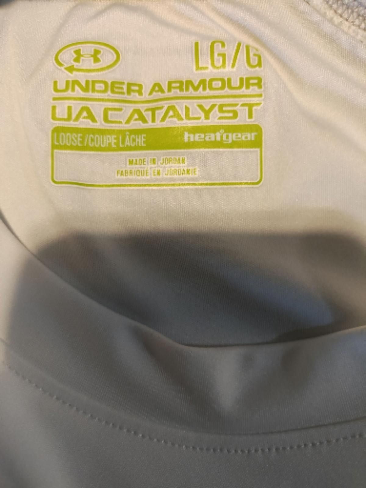 Under Armour Under Armour Men's White Short Sleeve Activewear T-Shirt Size US M / EU 48-50 / 2 - 7 Thumbnail