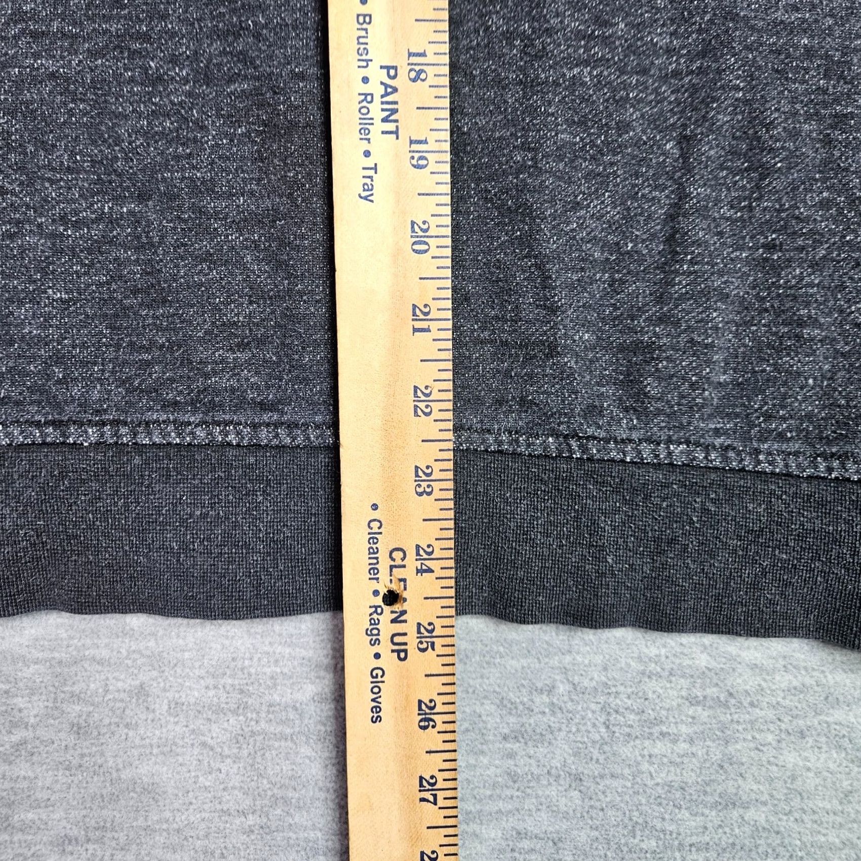 Outerknown OUTERKNOWN Sweatshirt Pullover Mens Dark Grey Size L Crew Neck Fleece Regular Color Gray Logo Accents Zipper All Seasons Size US L / EU 52-54 / 3 - 6 Thumbnail