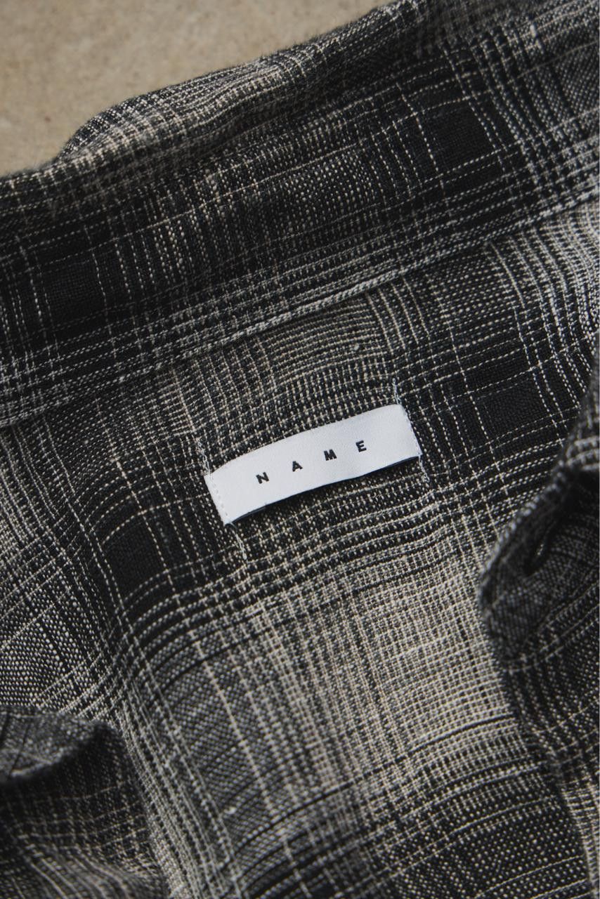 Other Name. Ombre Plaid Shirt Frayed Hem Linen Checked Shirt Size US S / EU 44-46 / 1 - 7 Thumbnail