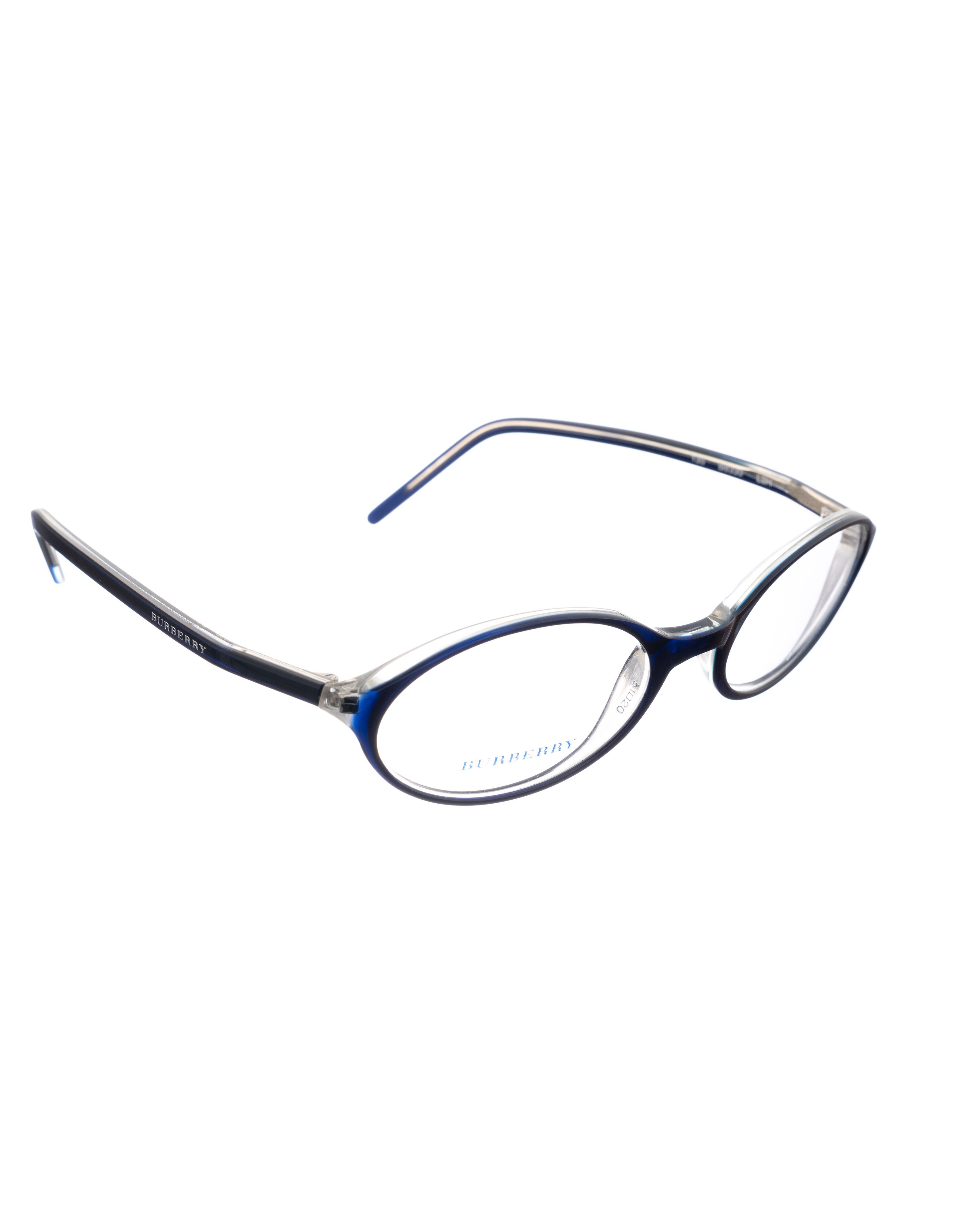 Burberry Burberry 90s Navy Blue Oval Glasses Size ONE SIZE - 2 Thumbnail