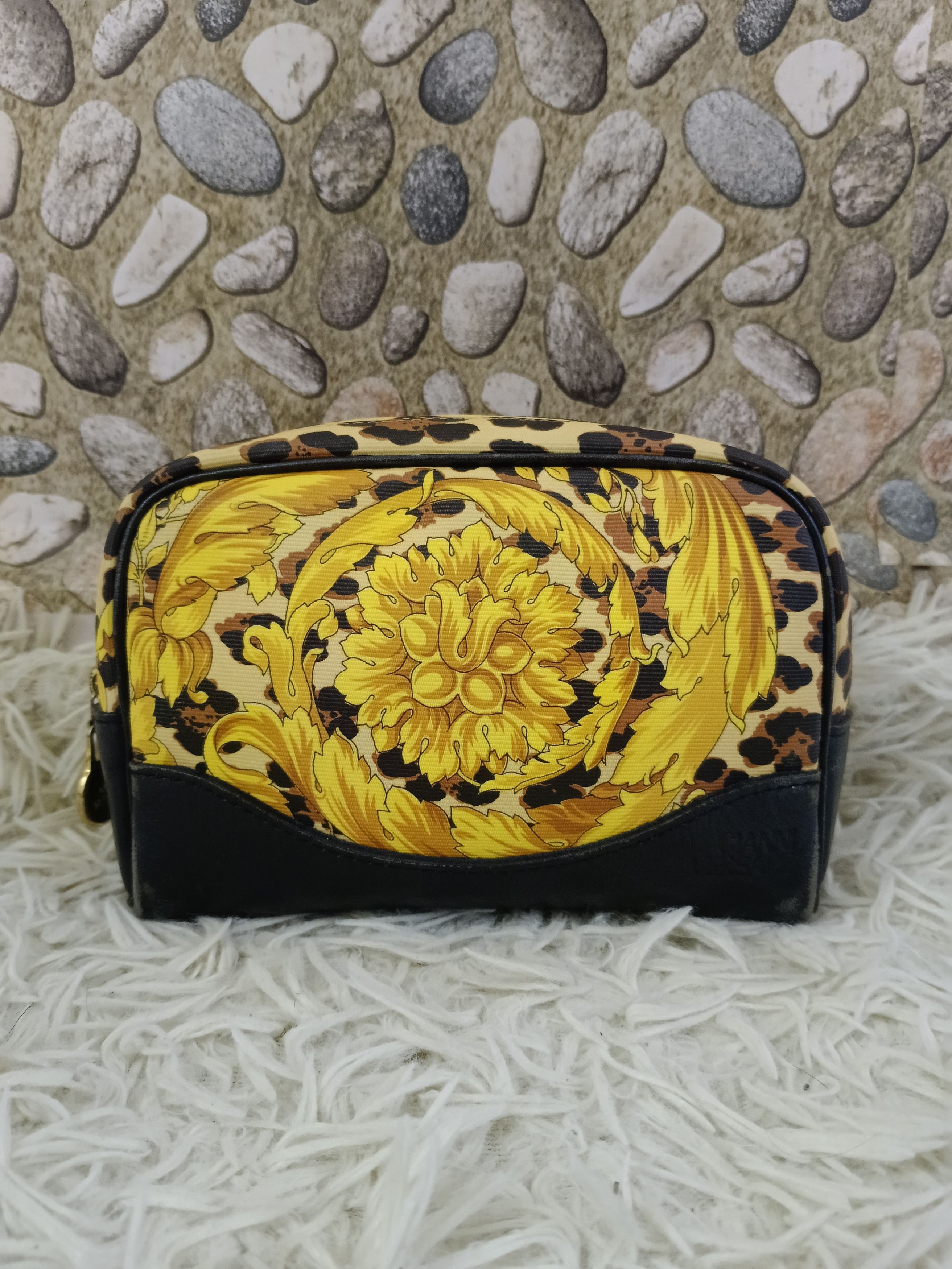 Versace VERSACE Vintage Leopard Print Mini Clutch Size ONE SIZE - 1 Thumbnail