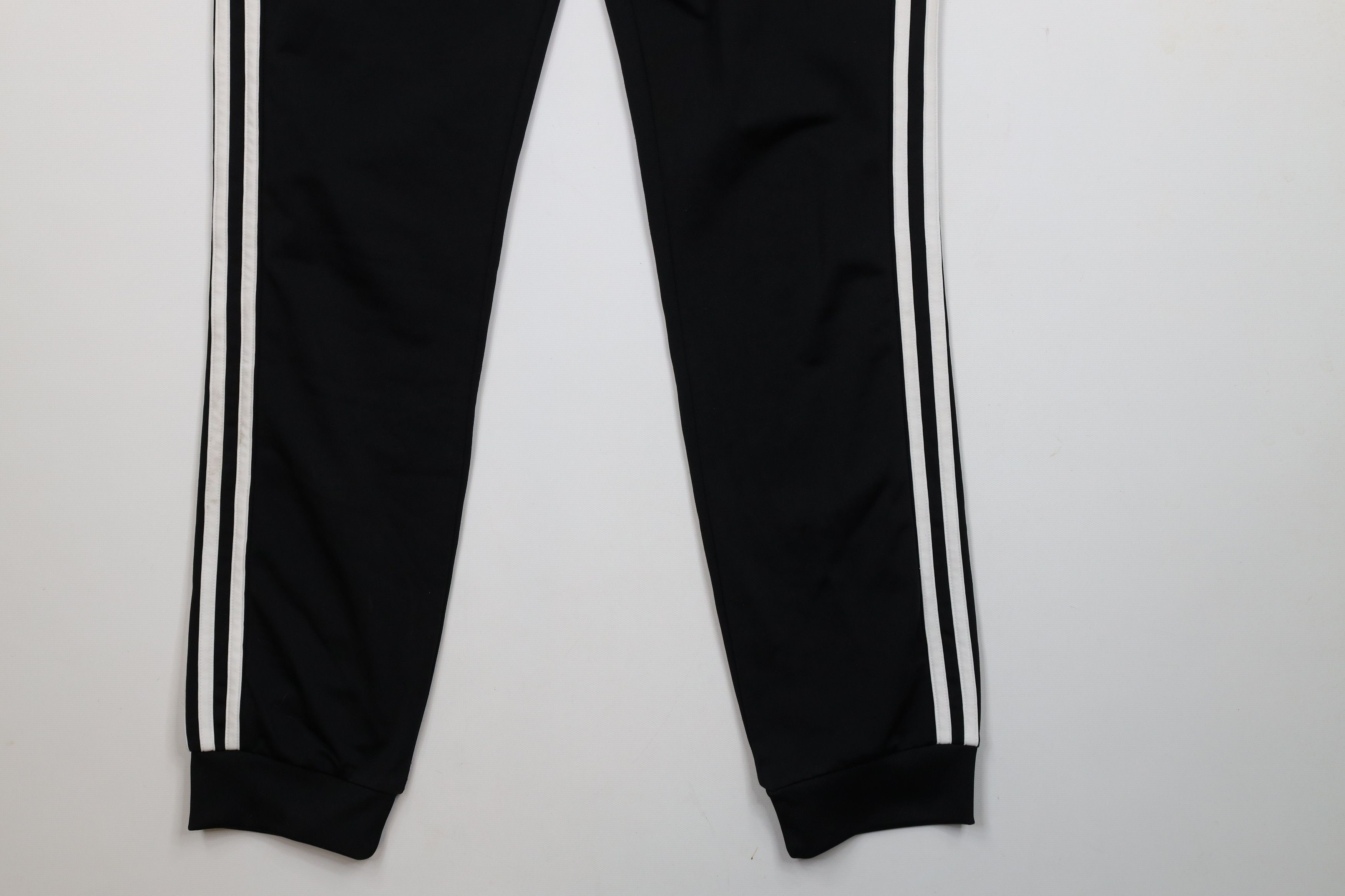 Adidas × Vintage Vintage Y2K Adidas Striped Cuffed Sweatpants Joggers Black Size US 32 / EU 48 - 4 Thumbnail