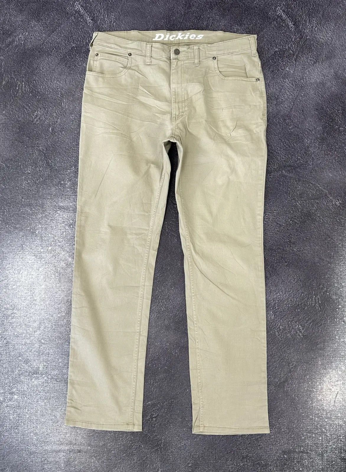 Dickies × Vintage Vintage Dickies Y2K Cream American Hype Pants Jeans Size US 36 / EU 52 - 2 Thumbnail