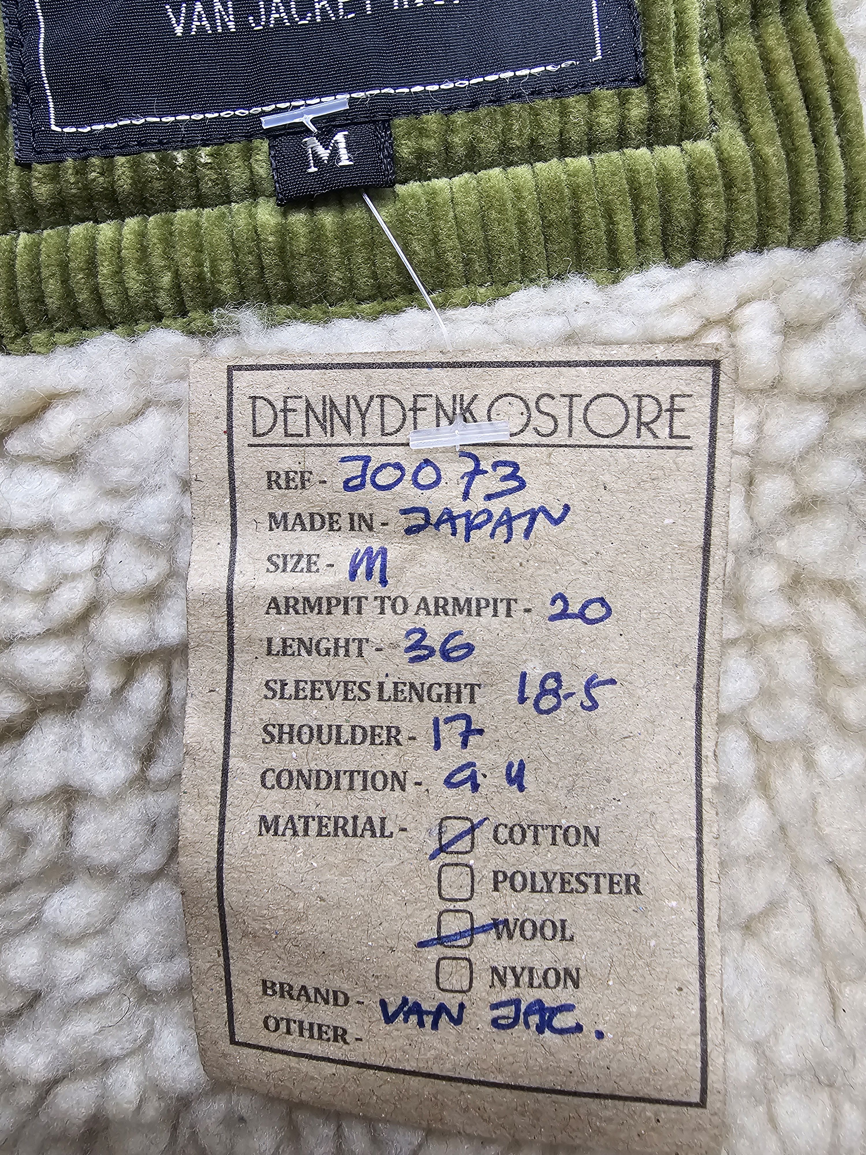 Other Vintage VAN JAC. Corduroy Sherpa Wool Coat Jacket J0073 Size US M / EU 48-50 / 2 - 15 Thumbnail