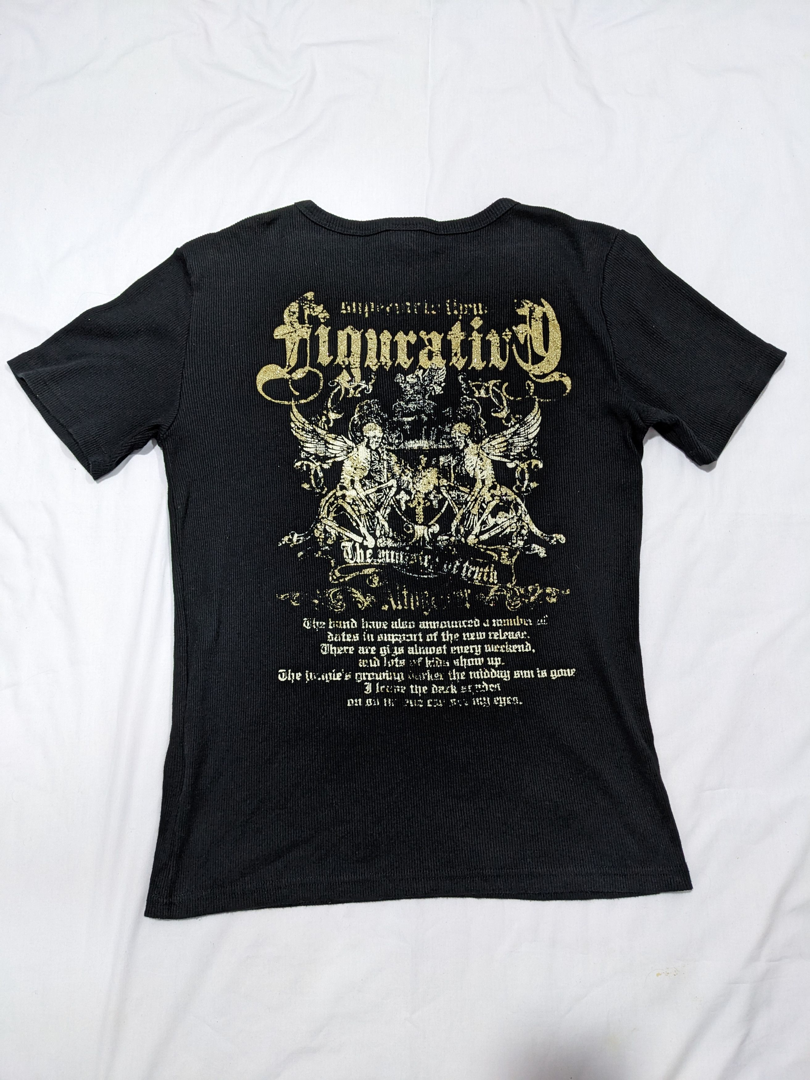 Corn flake Wide Neck Poem Glitter Seditionaries Gothic Punk