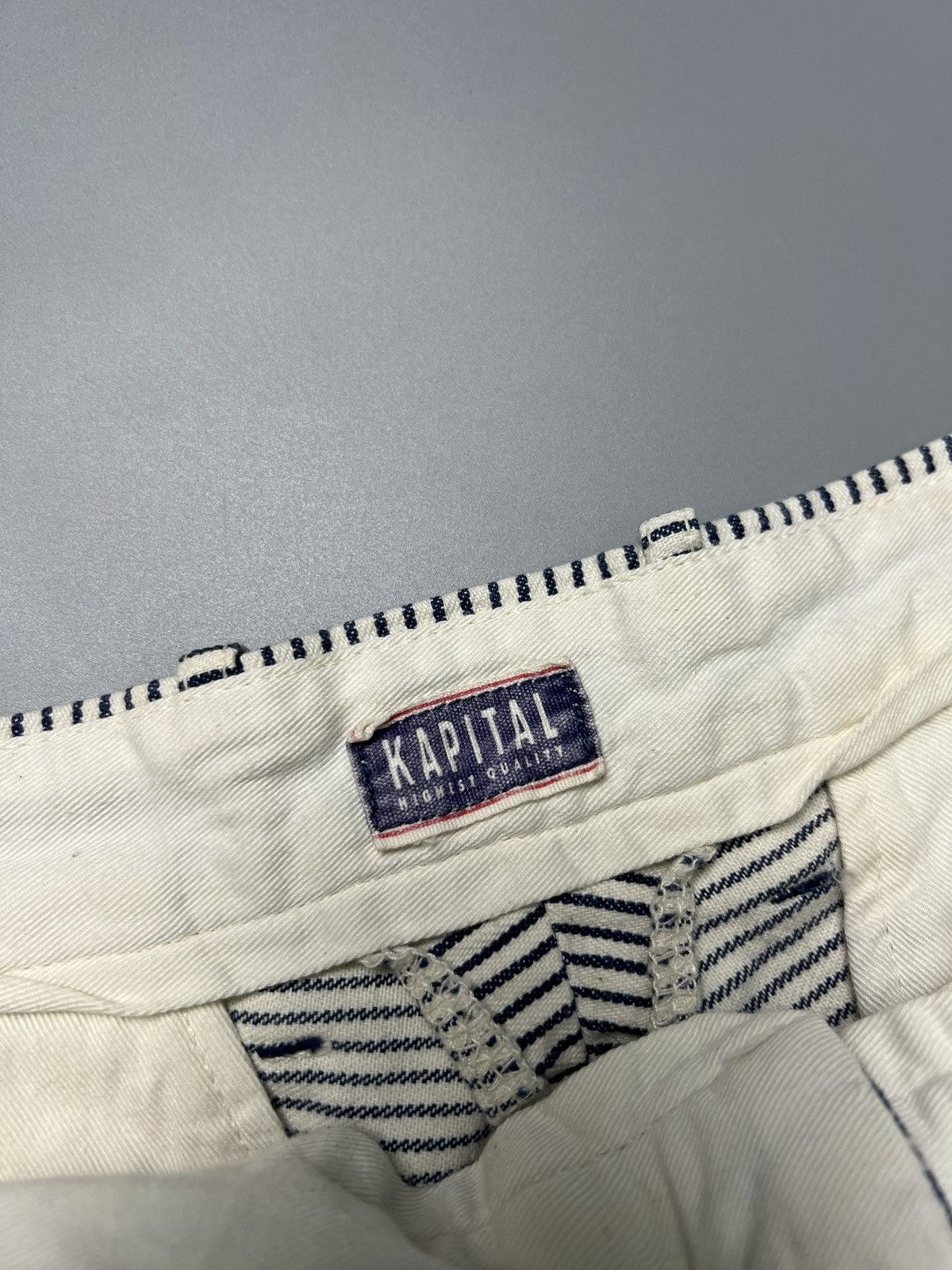 Kapital × Kapital Kountry 1990s Kapital Horizontal Stripe Flare Pants Size US 31 - 3 Thumbnail