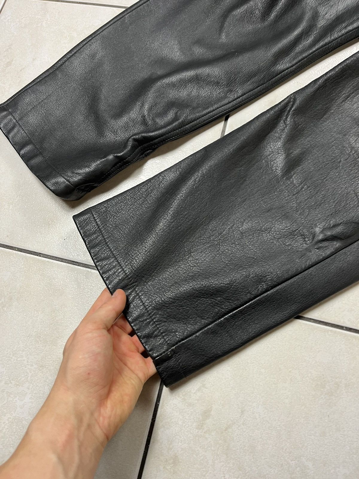 Leather × Vintage Vintage Conwell 32x32 leather classic pants trousers Size US 32 / EU 48 - 17 Thumbnail