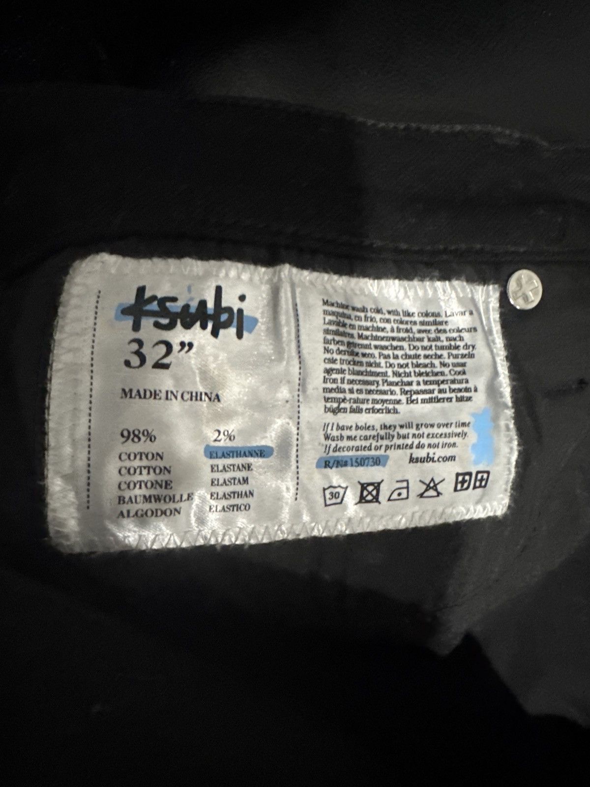 Ksubi Ksubi Van Winkle Ace Black Size US 32 / EU 48 - 3 Thumbnail
