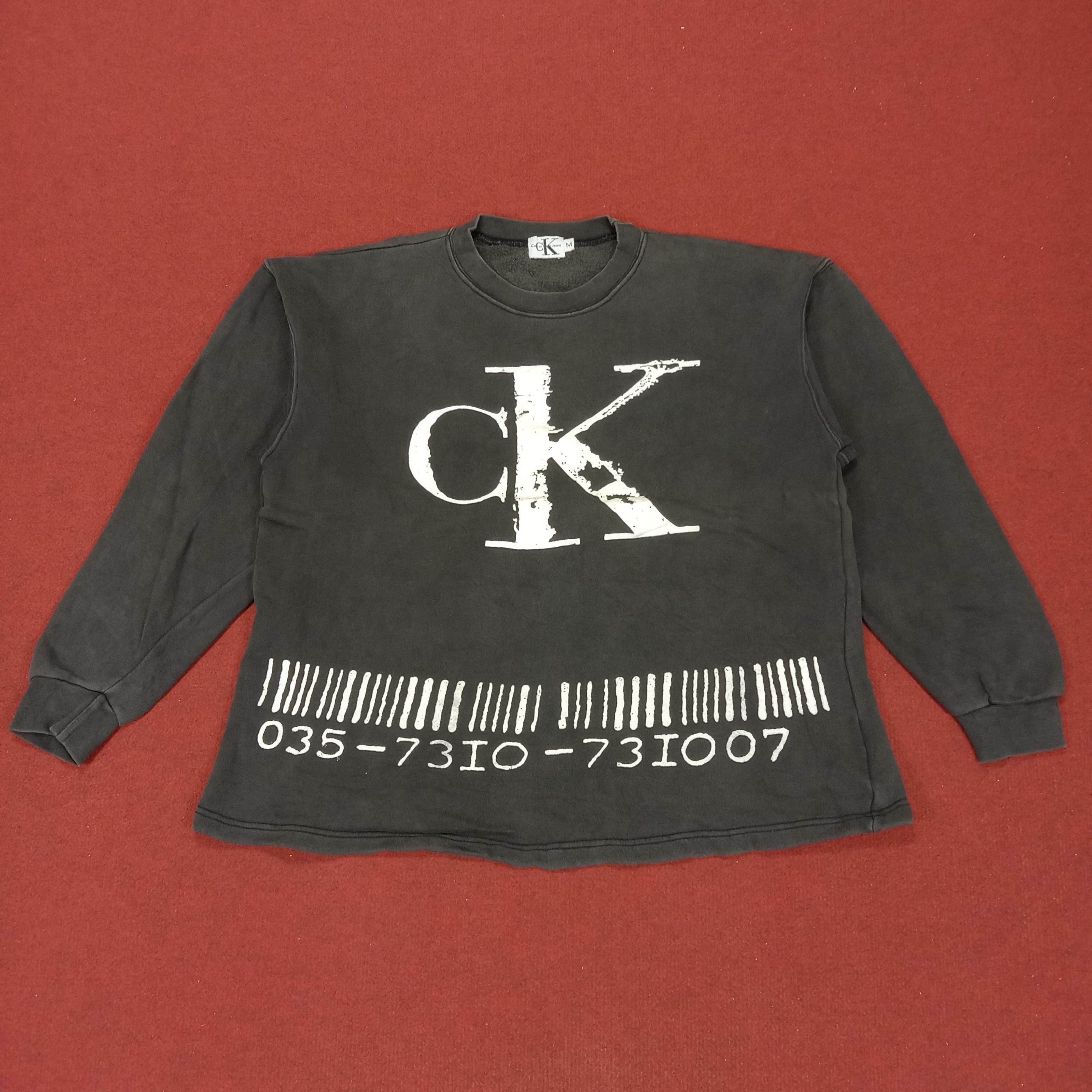 Calvin Klein Fashion Style Big Logo Design Sweatshirt