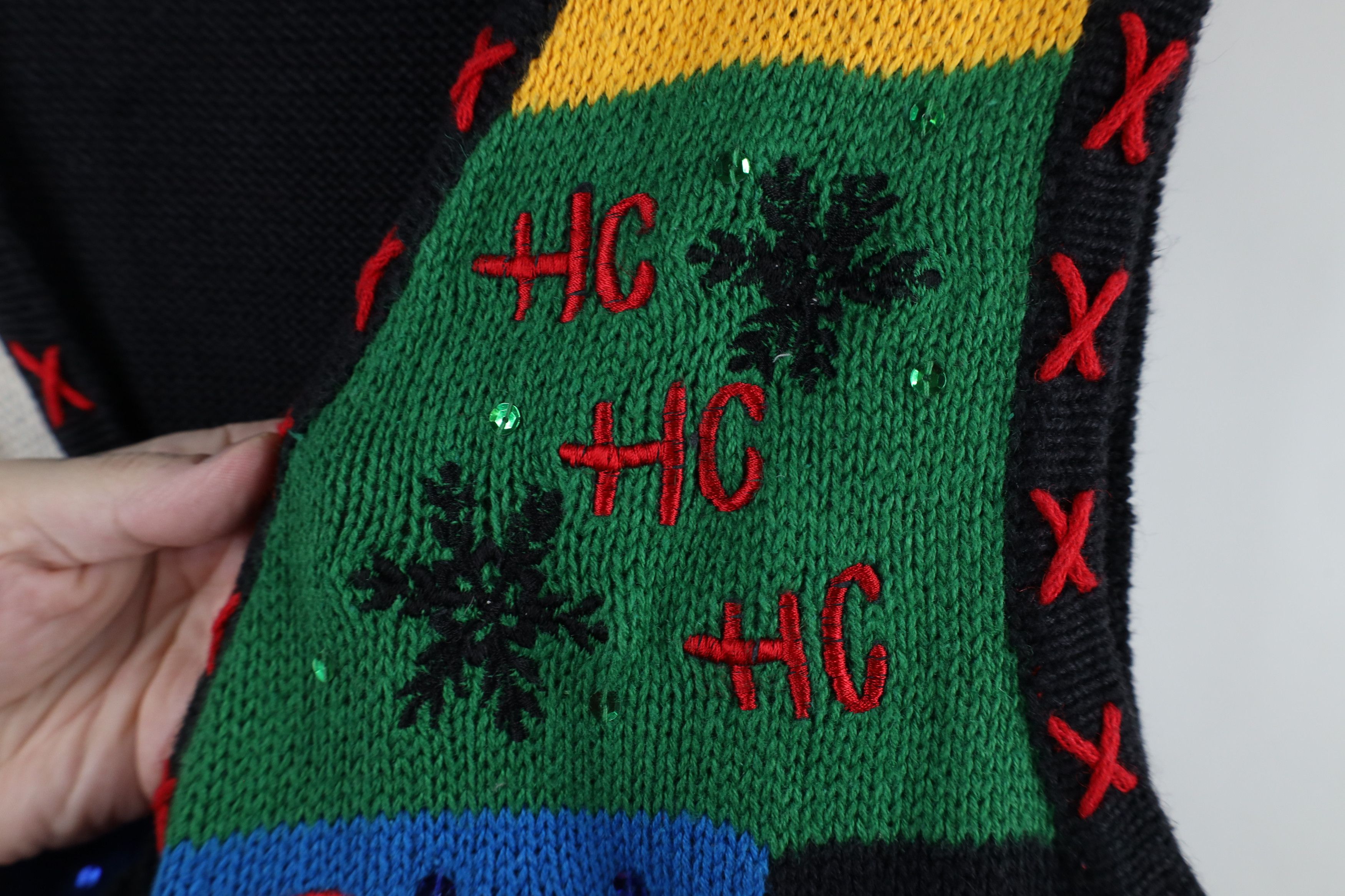 Vintage Vintage 90s Streetwear Christmas Cardigan Sweater Vest Size L / US 10 / IT 46 - 4 Thumbnail
