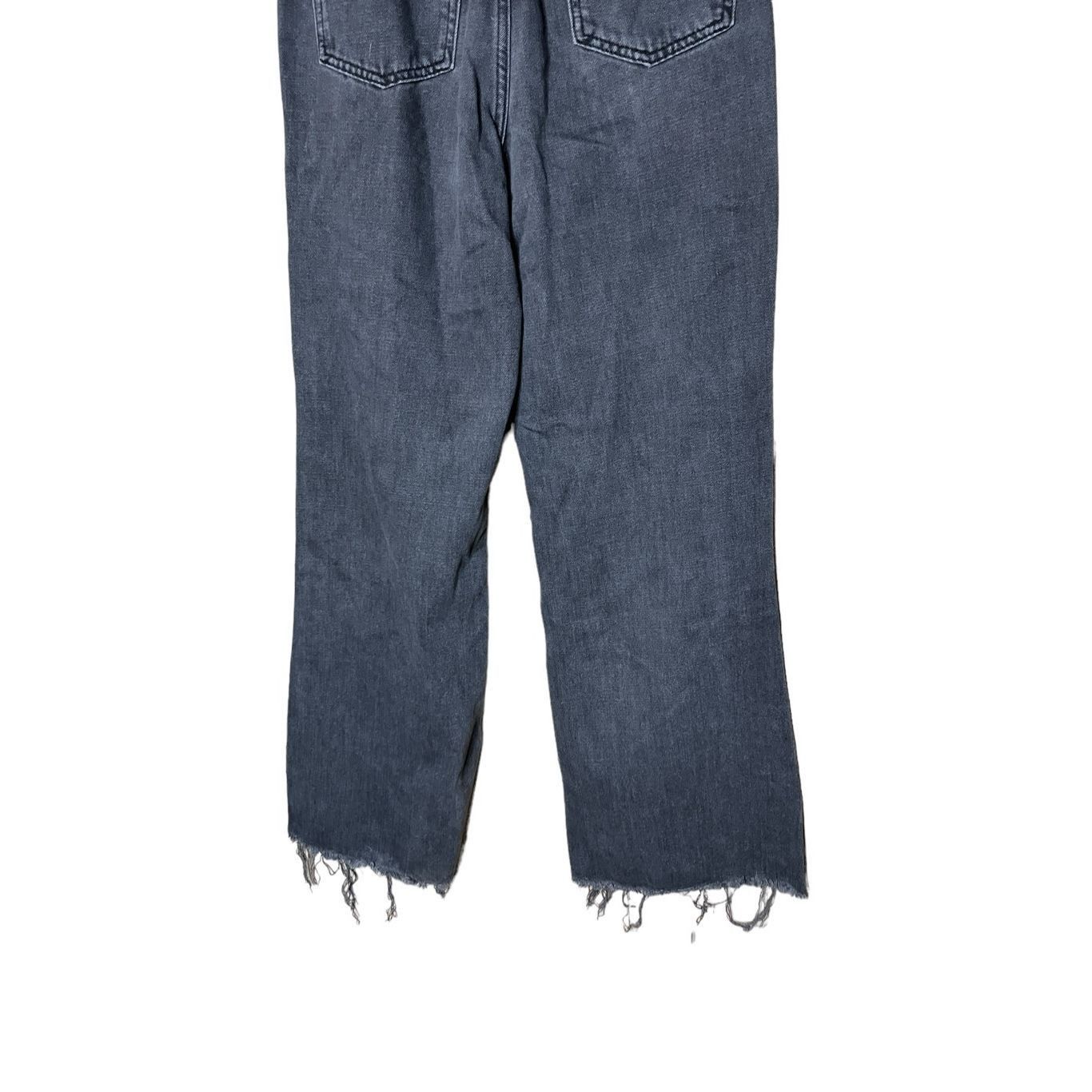 Free People We The Free High Rise Wide Leg Black Jean Size 27 Size 25" / US 0 / IT 36 - 6 Thumbnail