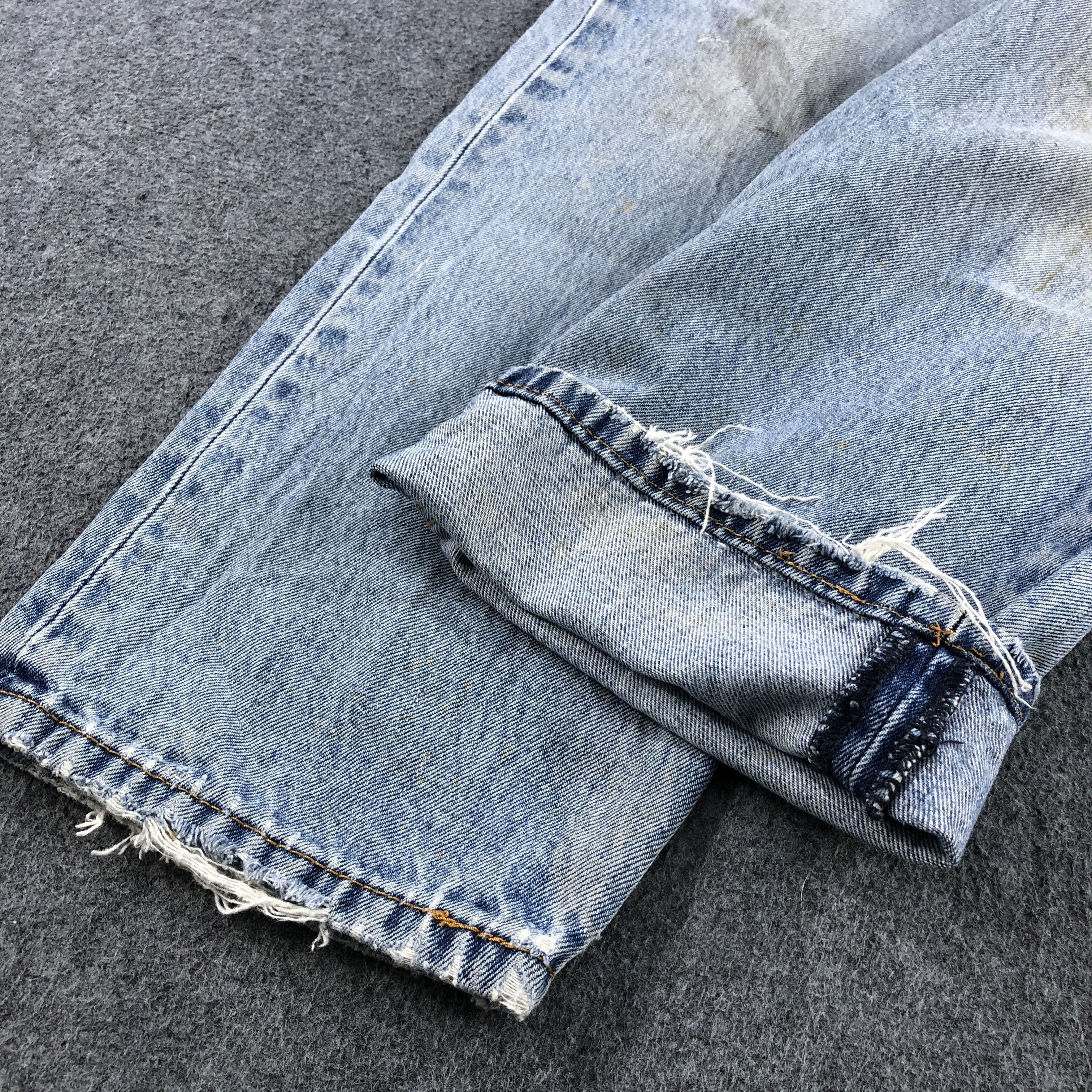 Levi's Vintage Light Wash Levis 550 Jeans-J2056 Size US 33 - 7 Thumbnail