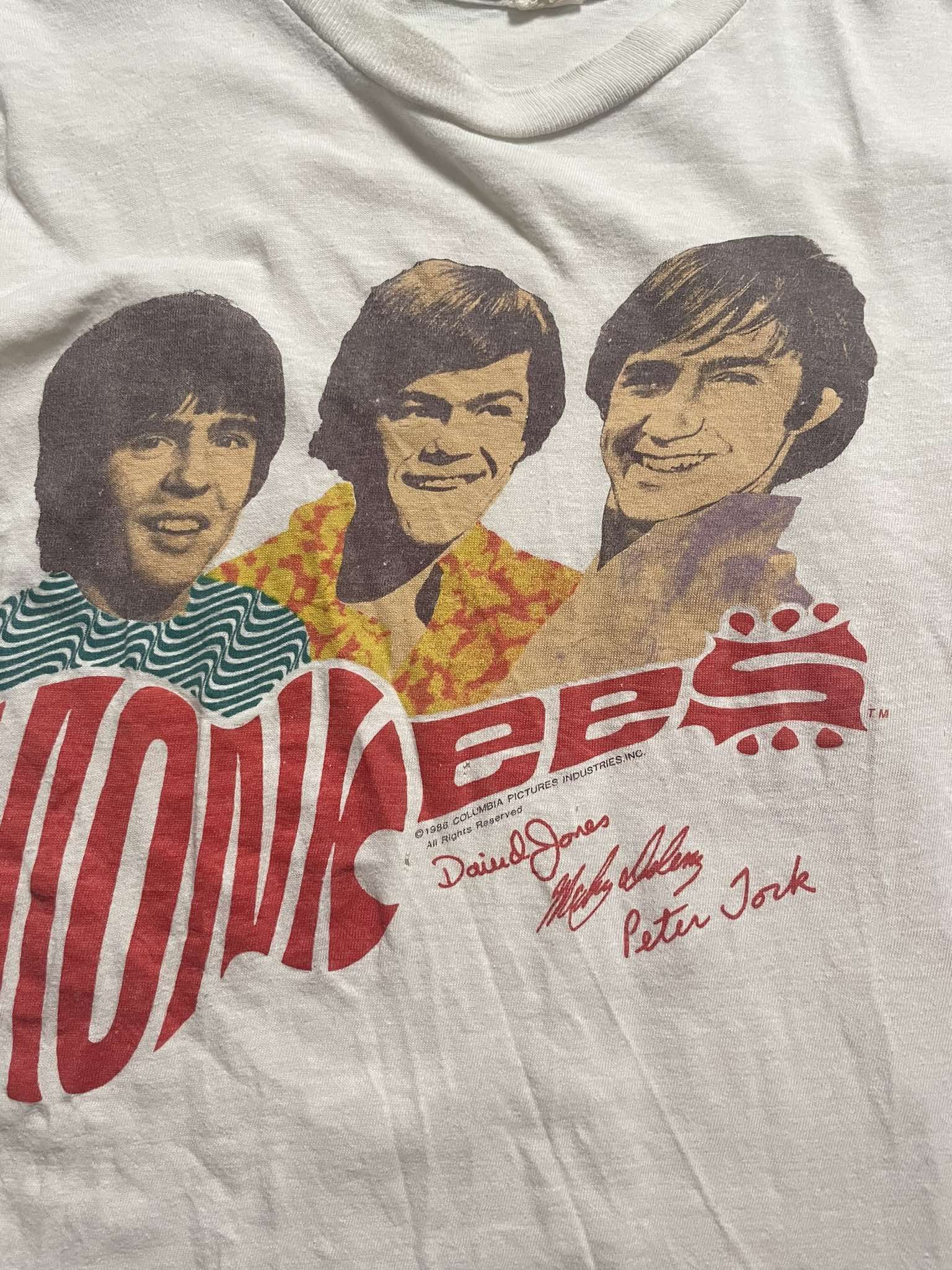 Band Tees × Vintage Vintage 1980s Monkees Band Shirt Size US XS / EU 42 / 0 - 10 Thumbnail