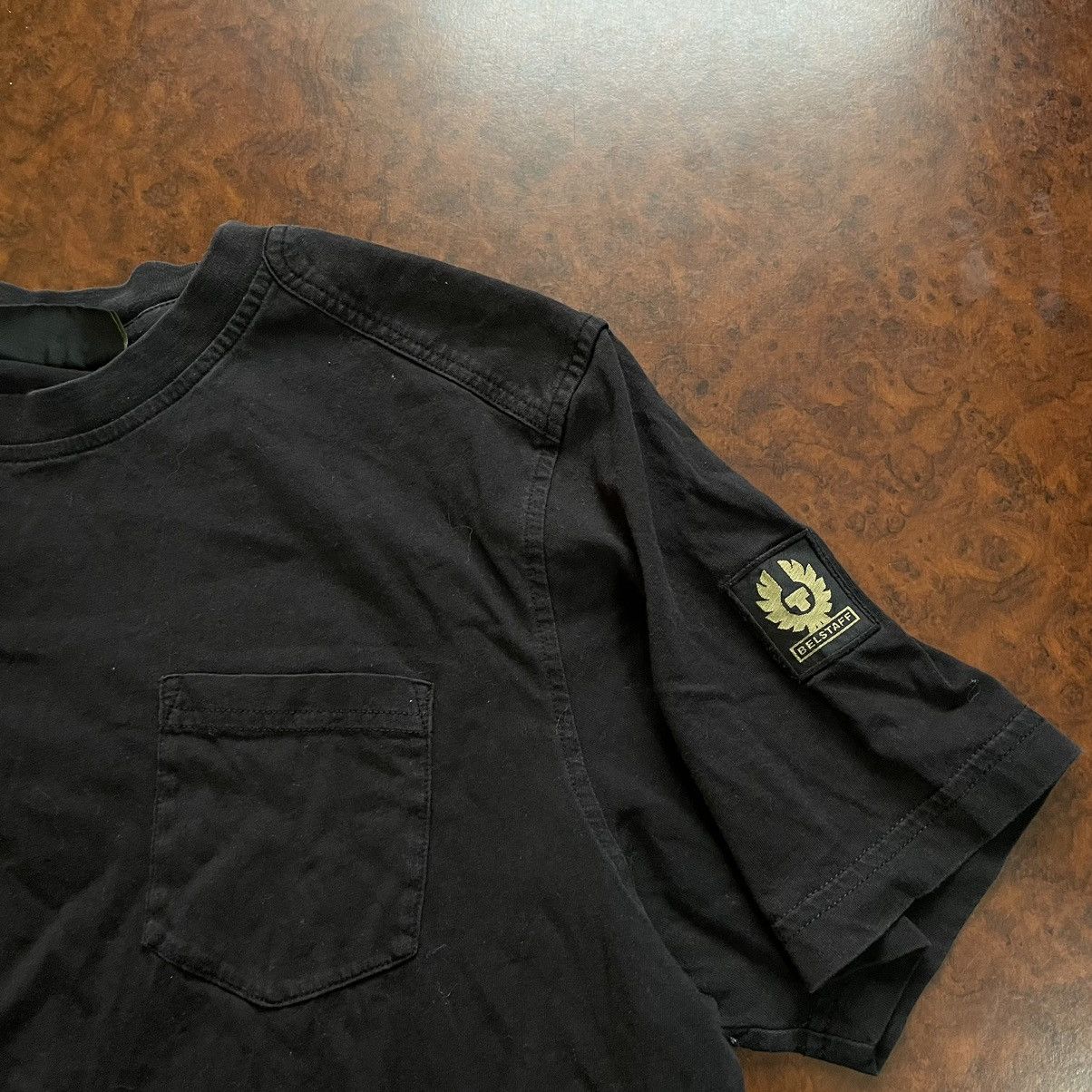 Belstaff Belstaff Tee shirt old money moto black gold Size US M / EU 48-50 / 2 - 2 Thumbnail