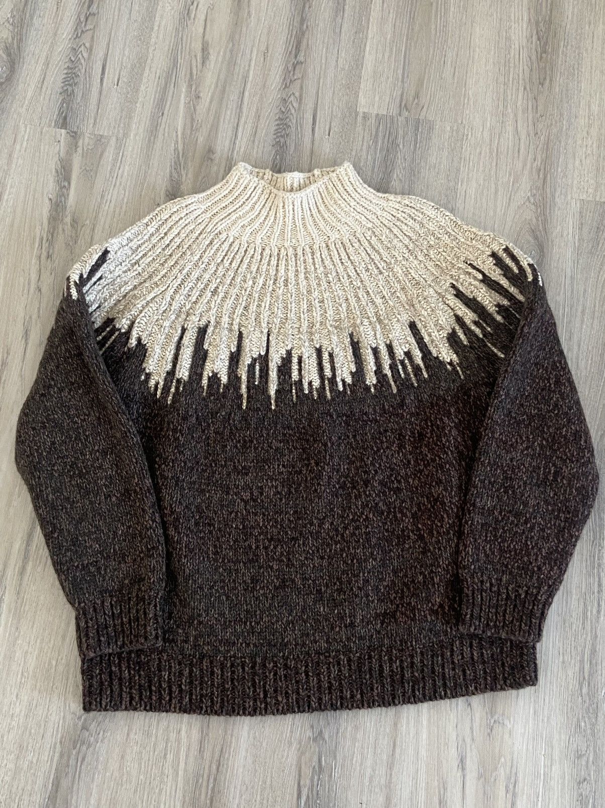 Bottega Veneta Bottega Veneta Cable Knit Jacquard Sweater | Grailed