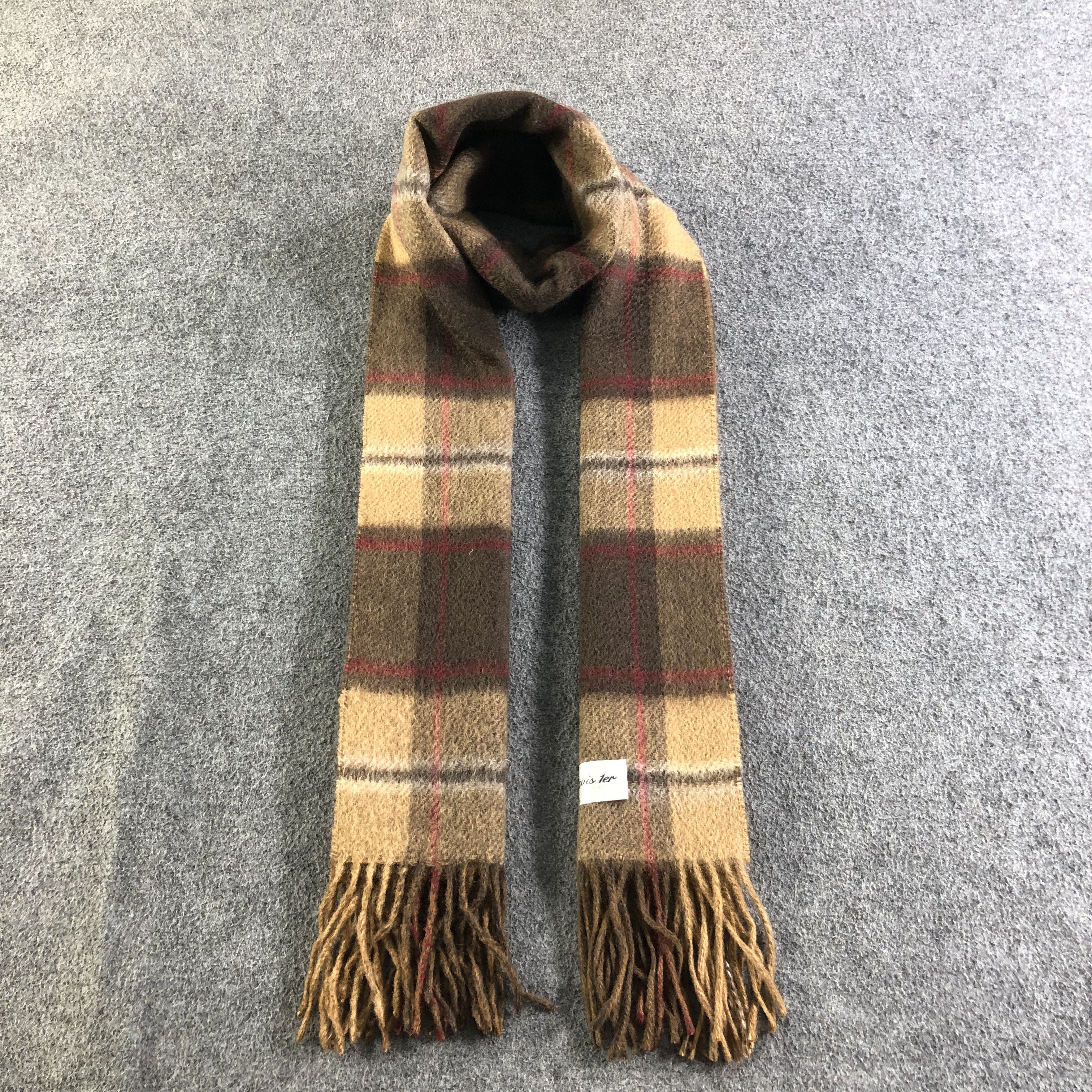 Pierre Balmain Pierre Balmain Cashmere Scarf Muffler V1981 Size ONE SIZE - 1 Thumbnail