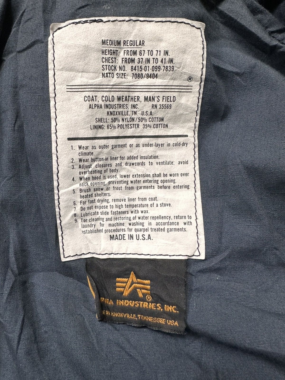 Alpha Industries Vintage Alpha Industries M65 Field Jacket Size US M / EU 48-50 / 2 - 6 Thumbnail
