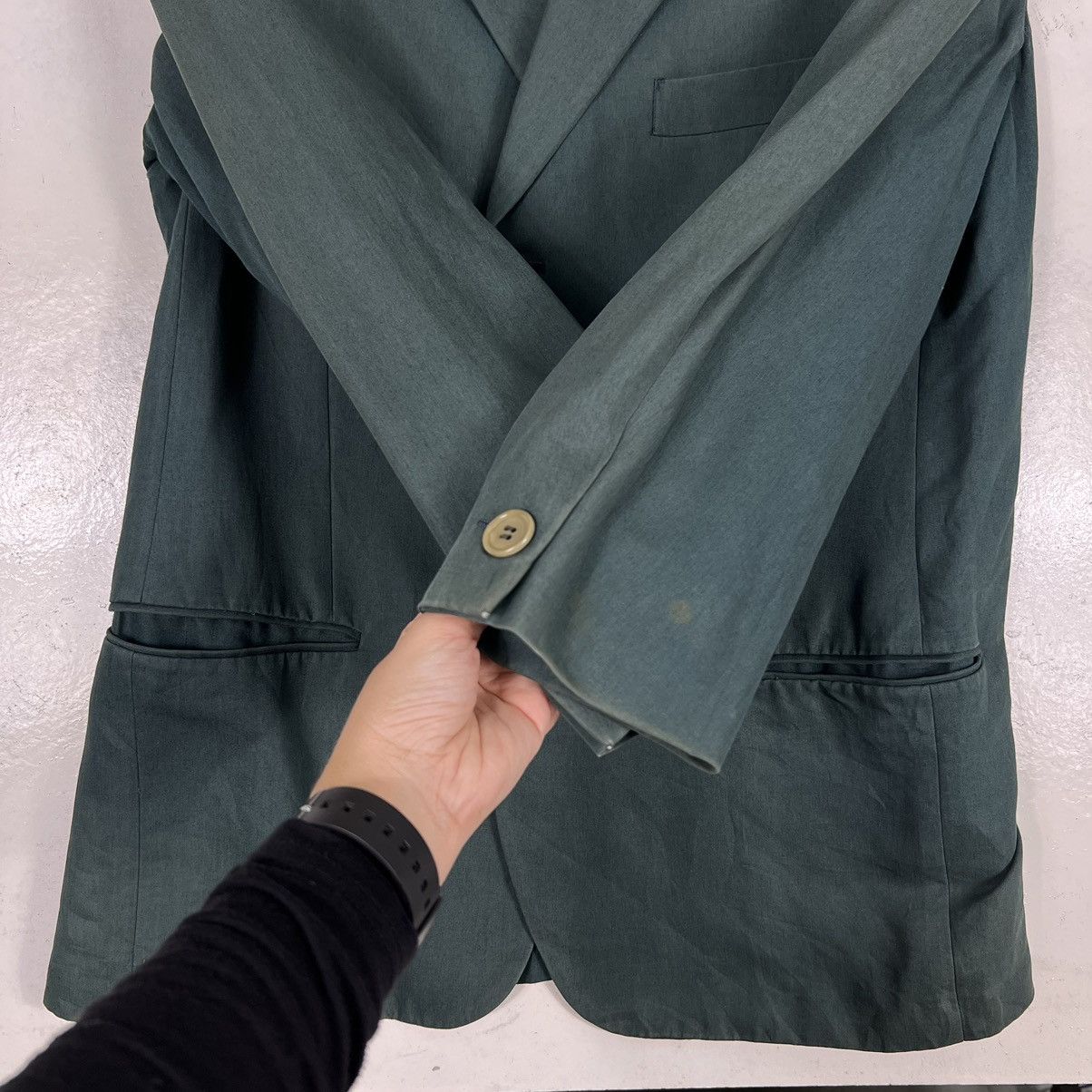 Romeo Gigli 🔥 ROMEO GIGLI MOLESKIN BLAZER JACKET Size US M / EU 48-50 / 2 - 13 Thumbnail