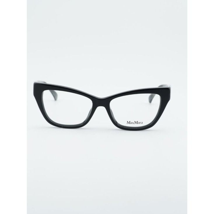 Max Mara Max Mara MM5053 005 Eyeglasses Shiny Black 53mm Cat Eye Size ONE SIZE - 2 Thumbnail