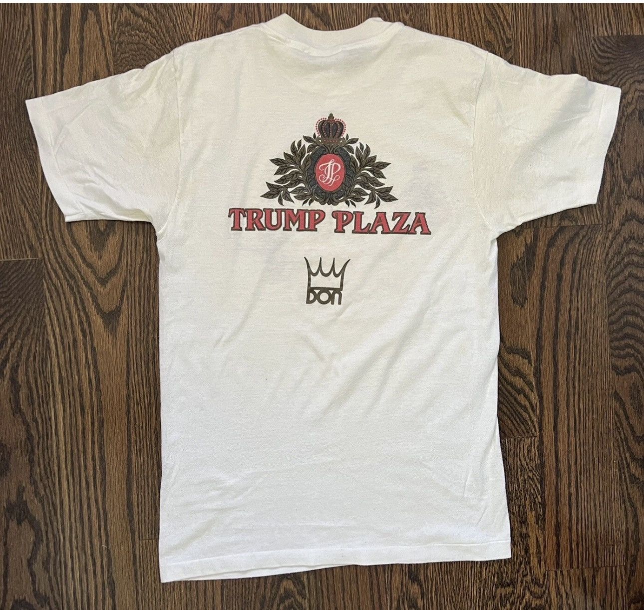 Hanes Vtg 80s MIKE TYSON LARRY HOLMES Shirt Trump Plaza Don King M Size US M / EU 48-50 / 2 - 10 Thumbnail
