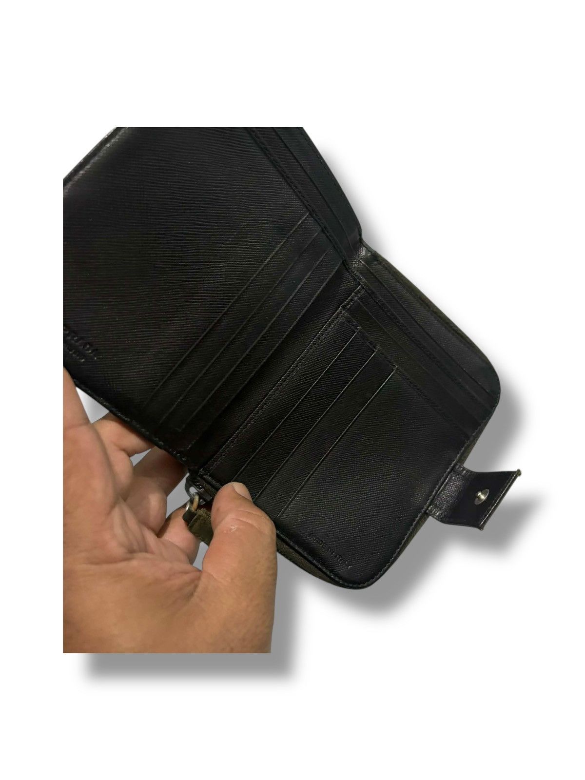 Prada Prada Olive Nylon Zip Wallet Size ONE SIZE - 6 Thumbnail