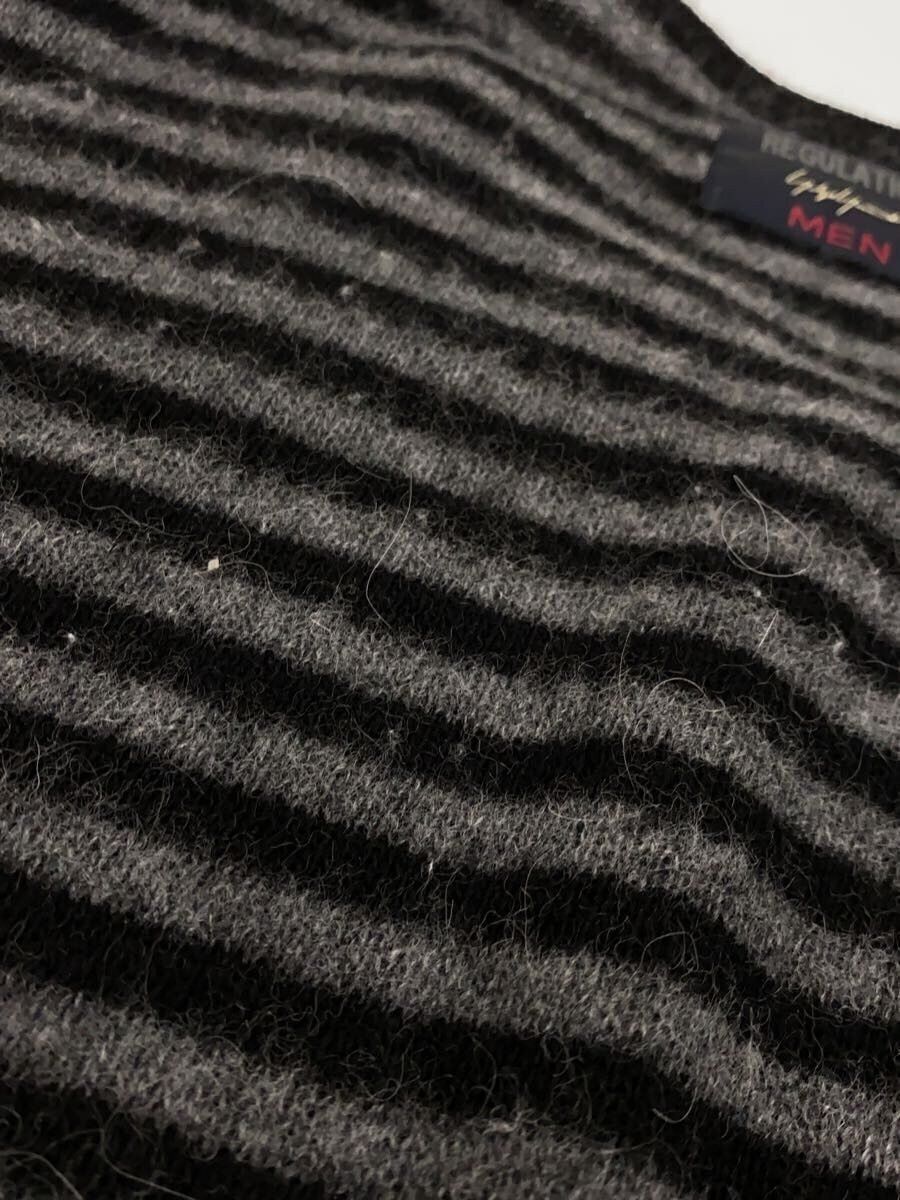 Yohji Yamamoto Reconstructed Striped Wool Knit Sweater Size US L / EU 52-54 / 3 - 6 Thumbnail