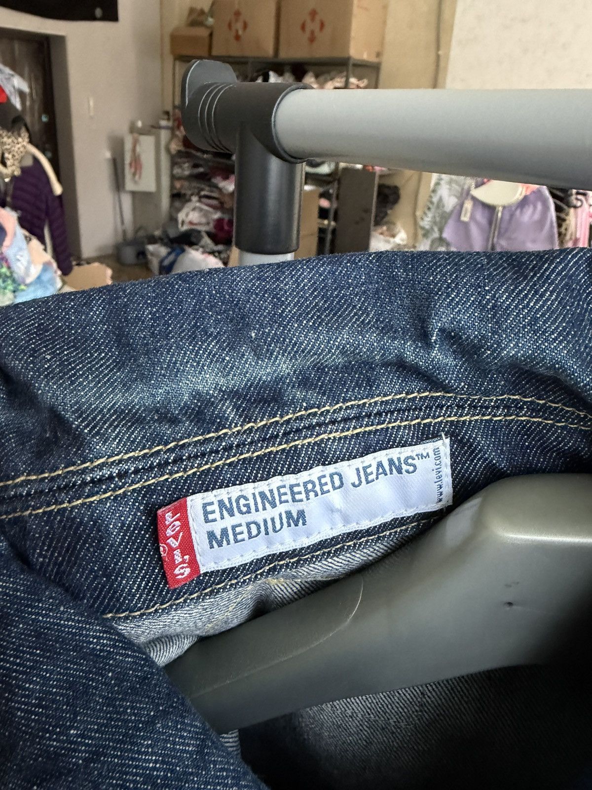 Levi's Vintage 90s Levis Engineered Denim Jacket size M Y2K Levi's Size US M / EU 48-50 / 2 - 8 Thumbnail
