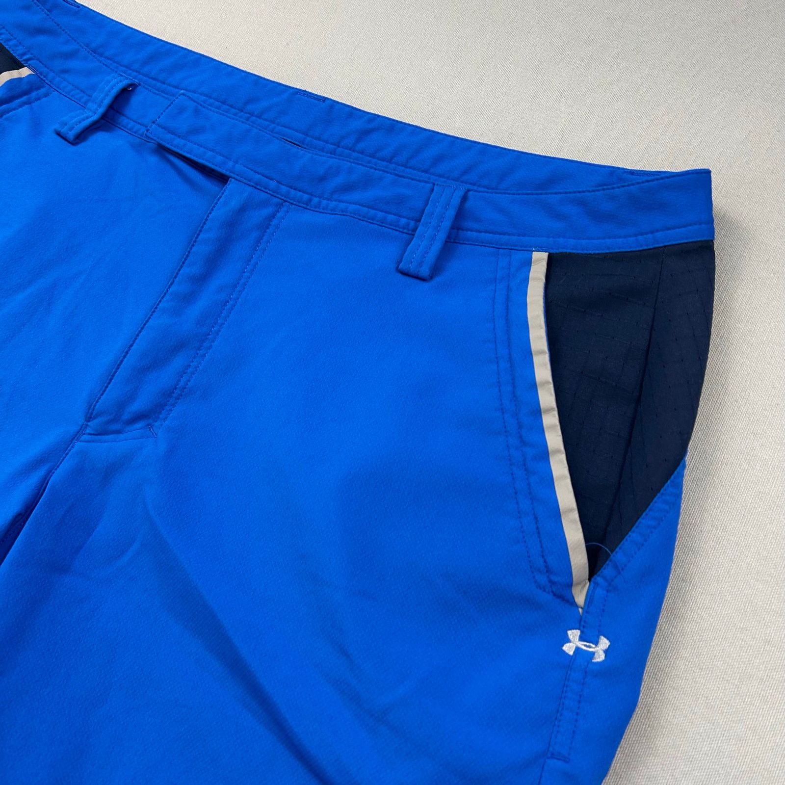 Under Armour Under Armour Golf Shorts Men's 38 Blue Colorblock Pockets Size US 38 / EU 54 - 3 Thumbnail