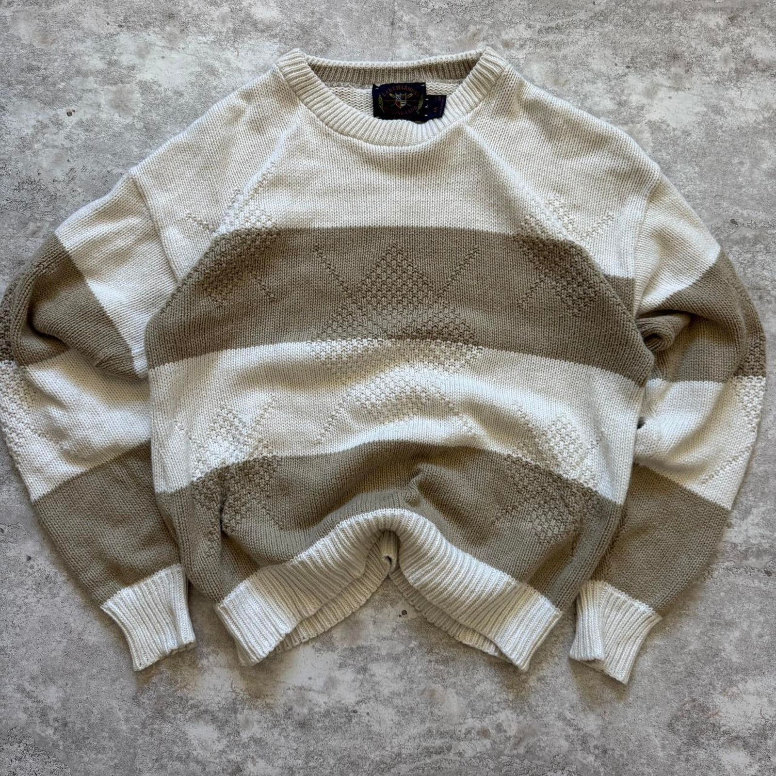 Other Vintage Lake Harmony USA Knit Sweater – Men’s Medium – Ivory Size US M / EU 48-50 / 2 - 3 Thumbnail