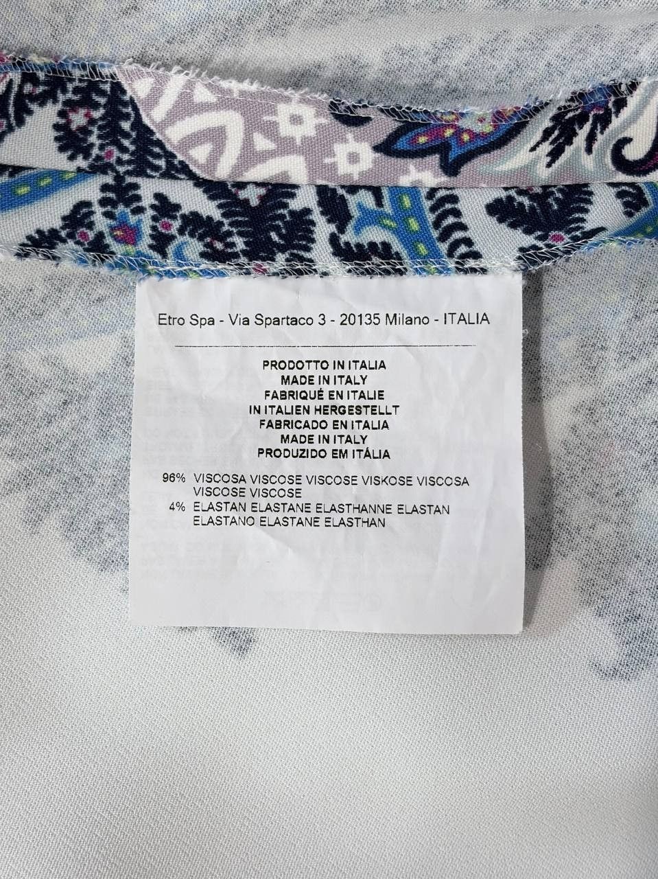 Etro Etro Viscose Floral Midi Dress Made in Italy Size S / US 4 / IT 40 - 10 Thumbnail