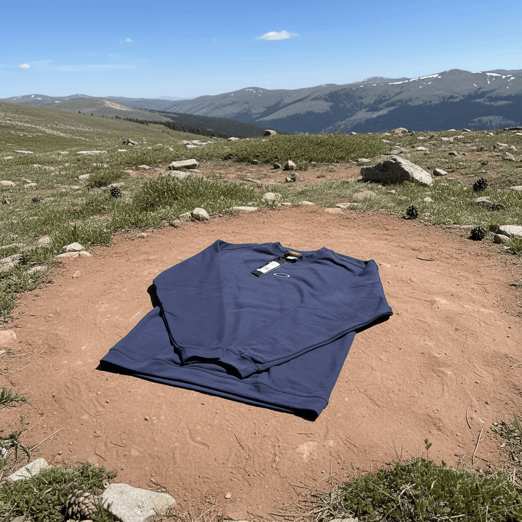 Oakley NWT Oakley Men's Medium Blue Crewneck Sweatshirt Central Size US M / EU 48-50 / 2 - 1 Thumbnail