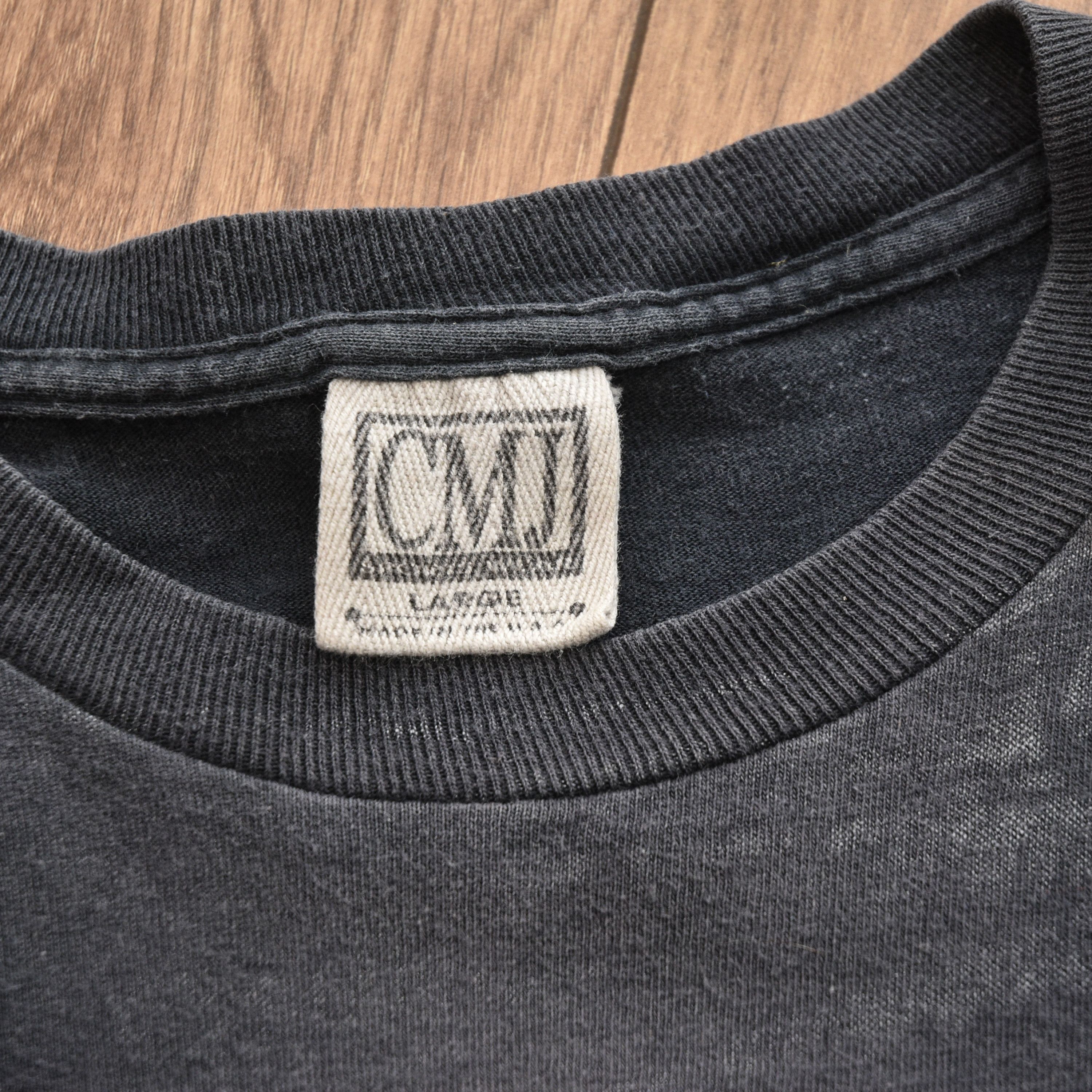 Vintage Vintage 1993 CMJ Bikers Eagle USA Thunder Faded Tee Y2K Size US L / EU 52-54 / 3 - 13 Thumbnail