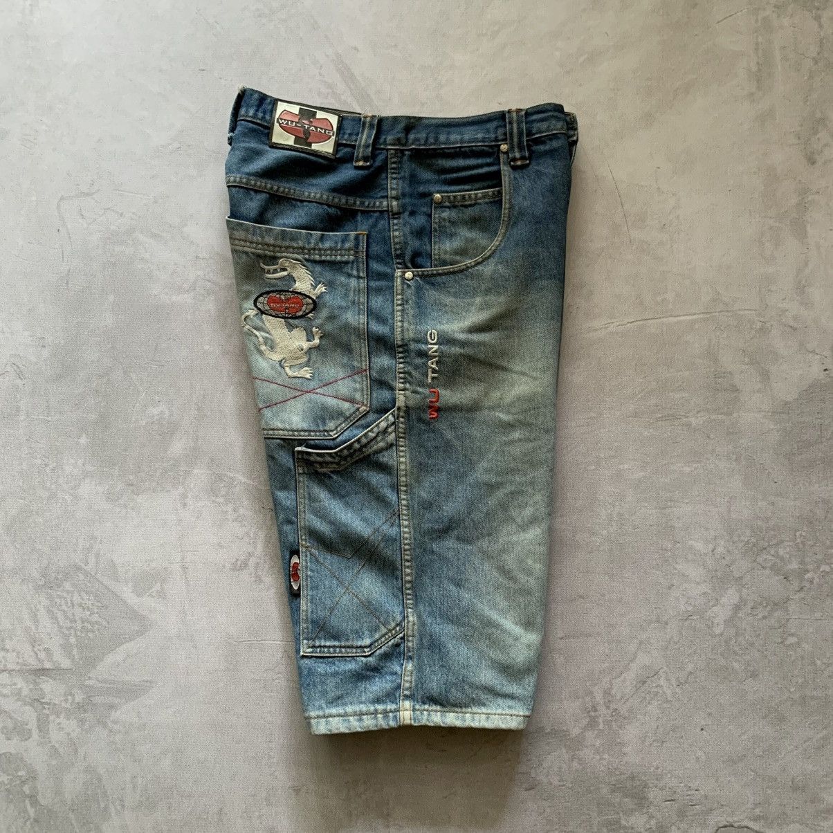Wu-Tang Clan Wu Wear - Wu Tang Clan Carpenter Denim Jorts Size US 30 / EU 46 - 1 Thumbnail
