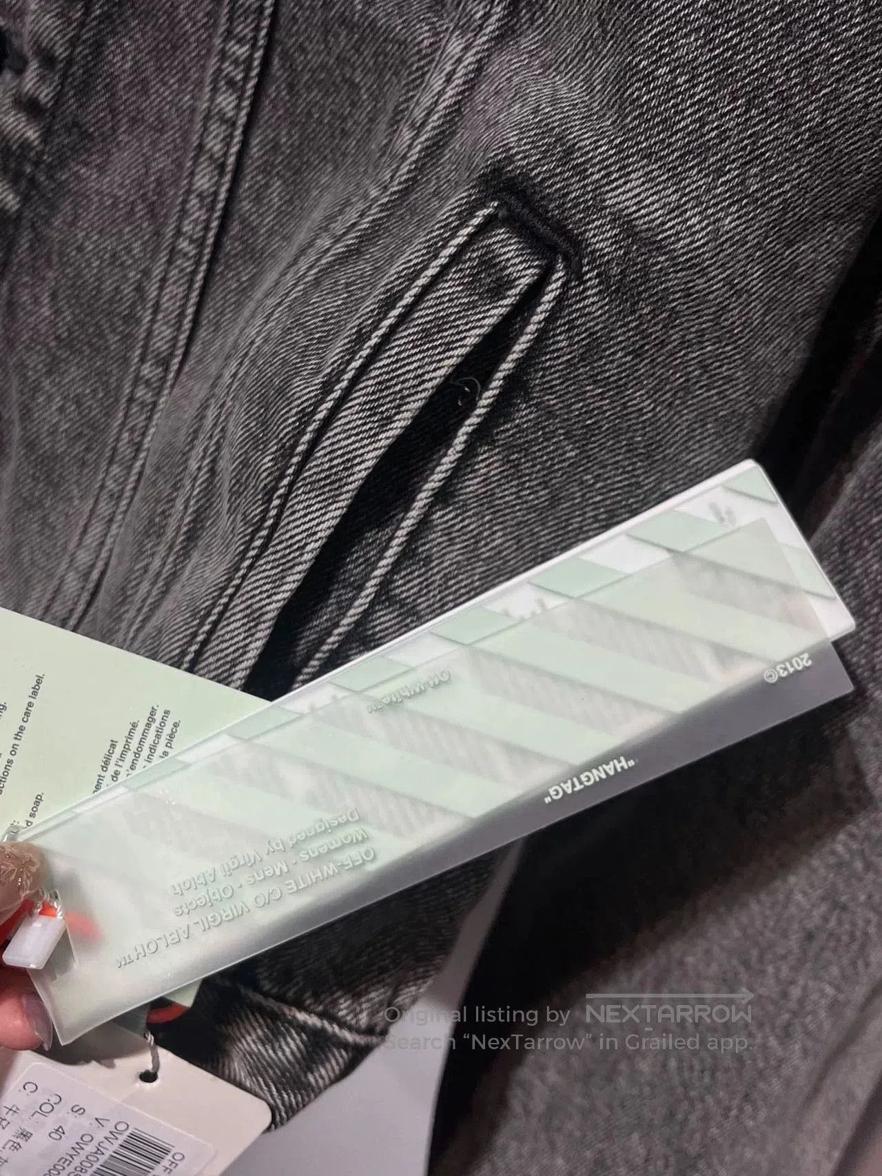 Off-White Off-White Women's Denim Jacket High Street Style. Size S / US 4 / IT 40 - 4 Thumbnail