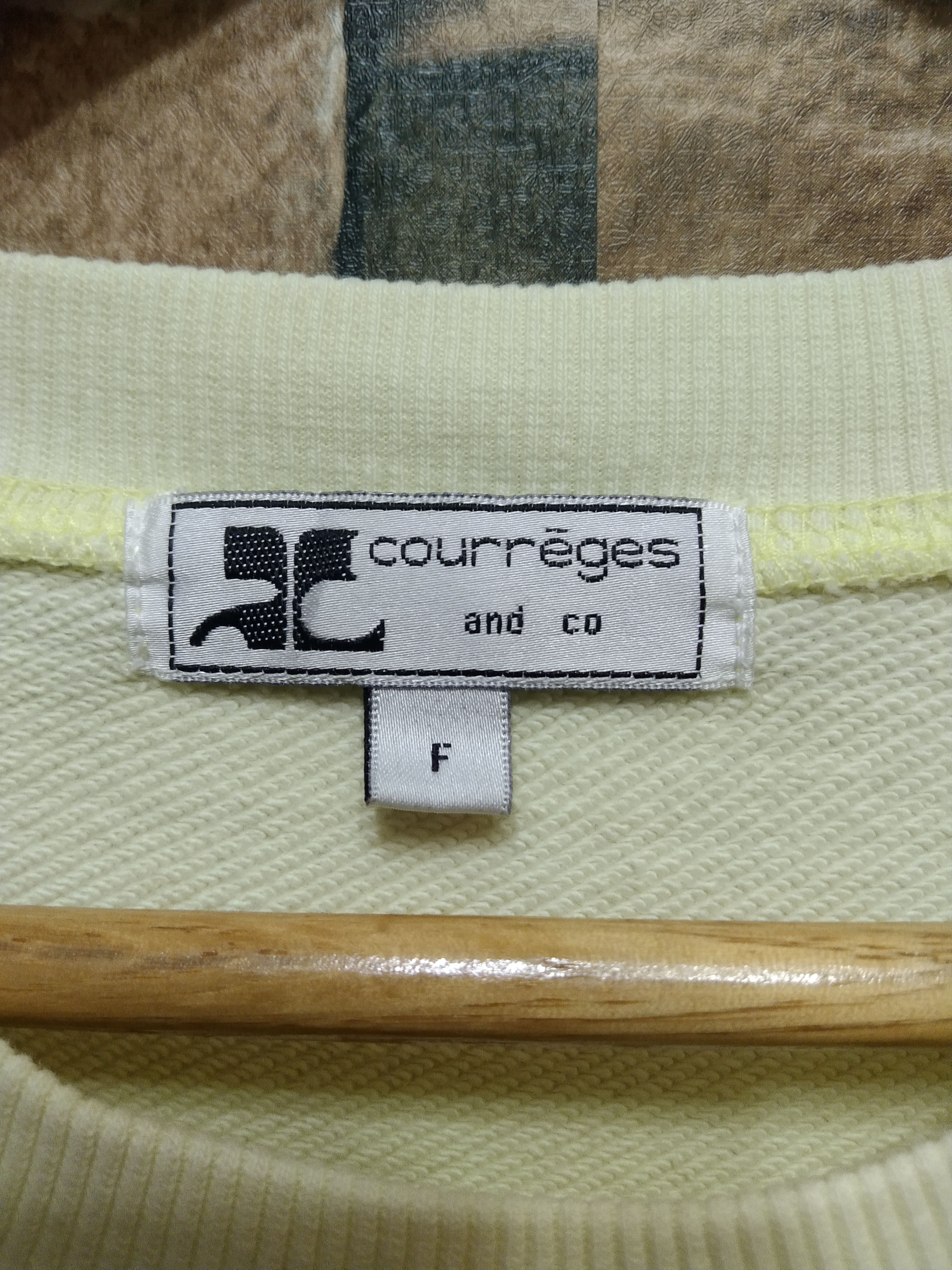 Andre Courreges × Courreges × Vintage Vintage Courreges Sport Futur Sweatshirt Embroidery Logo Size US L / EU 52-54 / 3 - 7 Thumbnail