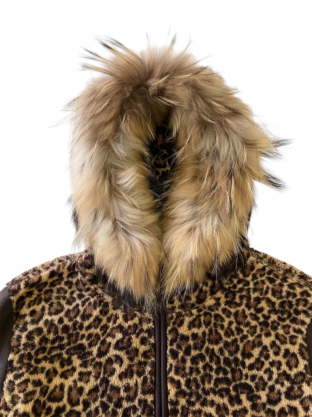 Vintage Fur Crocodile Leopard Sherpa Fleece Jacket Y2K Cozy Outer Size ONE SIZE - 2 Thumbnail