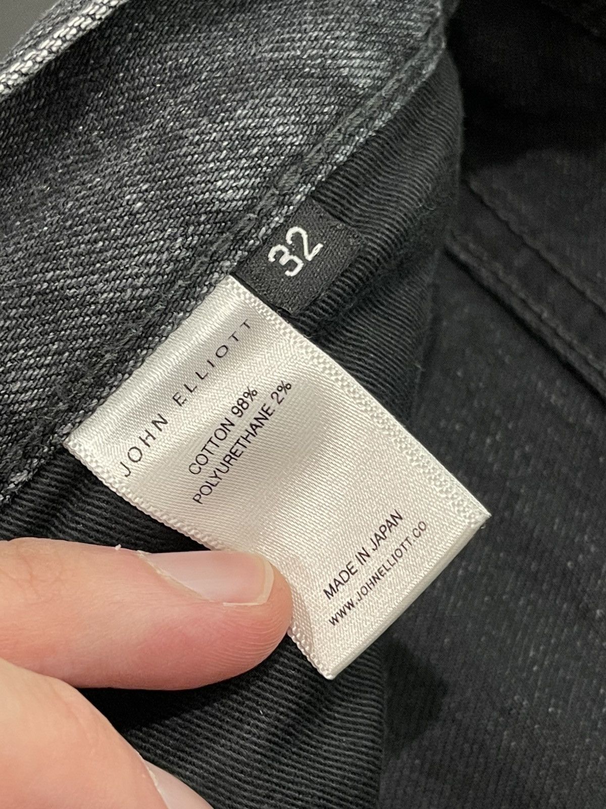 John Elliott John Elliott Cast 2 Onyx Denim Size 32 Size US 32 / EU 48 - 6 Thumbnail