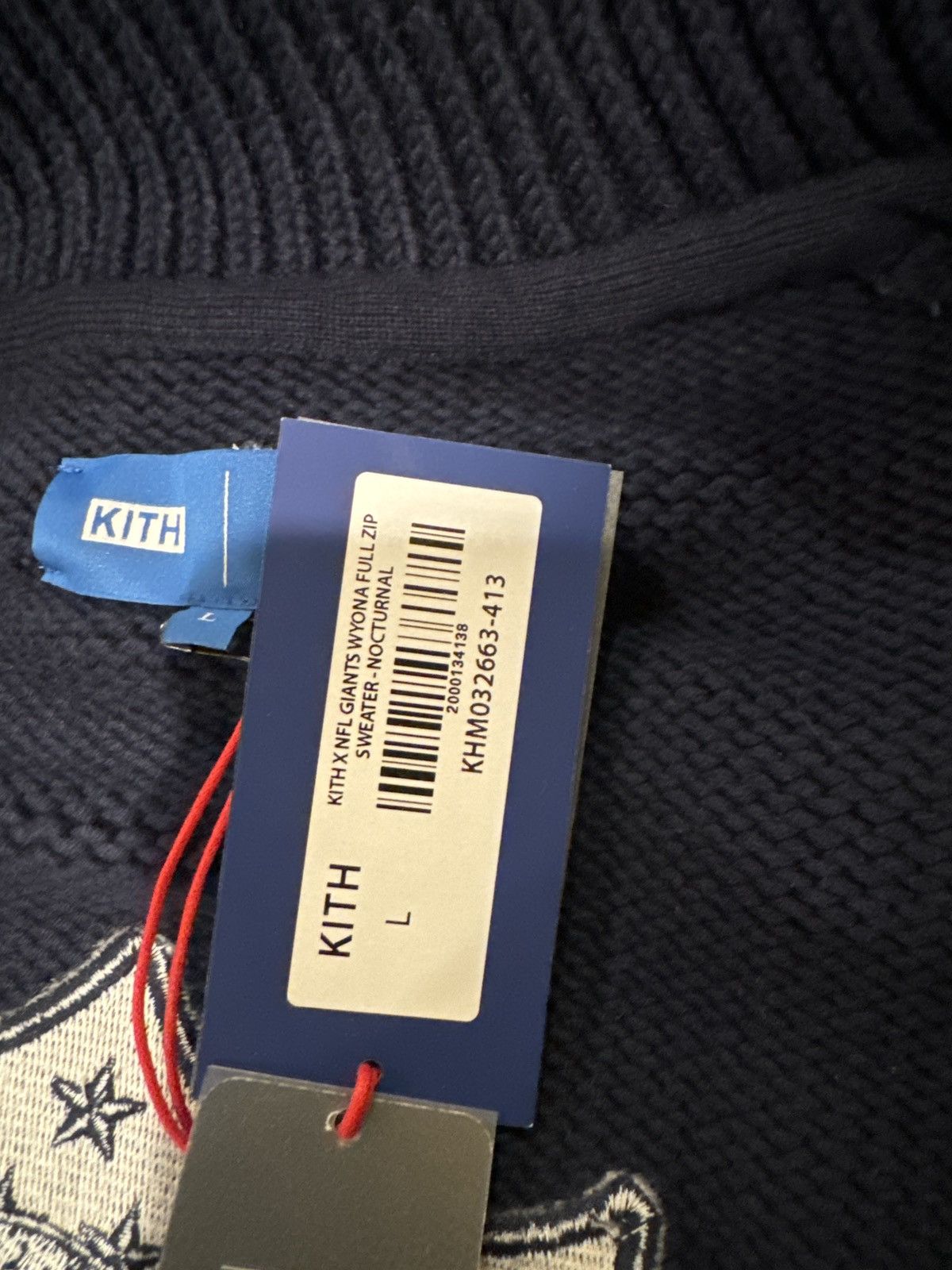 Kith × NFL Kith X NFL Giants Sweater Size US L / EU 52-54 / 3 - 7 Thumbnail