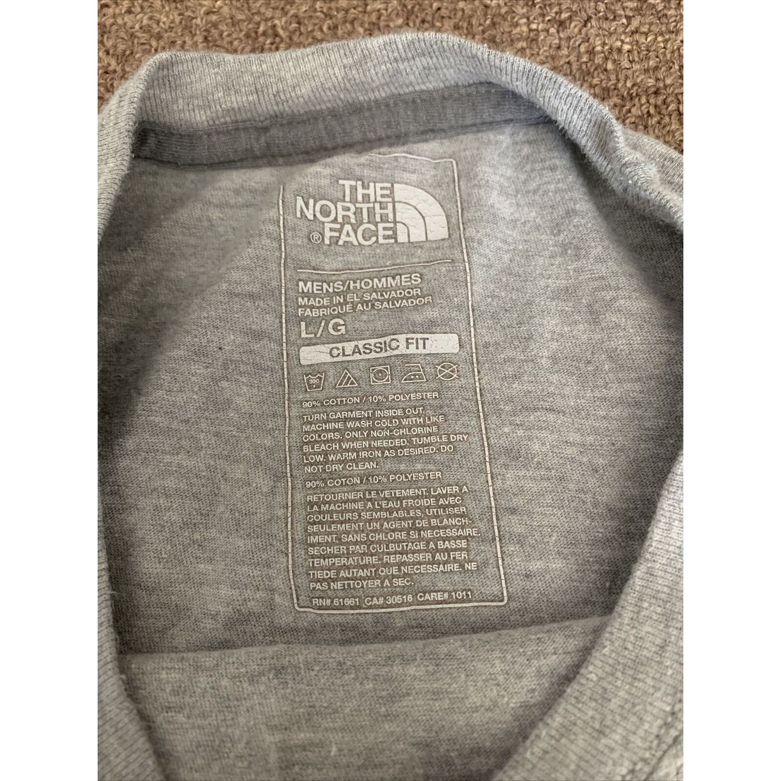 The North Face North Face Shirt Mens Large Short Sleeve Gray Casual Size US L / EU 52-54 / 3 - 2 Thumbnail