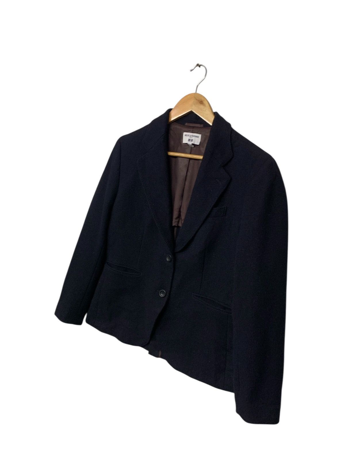 Jil Sander × Uniqlo Uniqlo X Ines De La Fressange Wool Blazer Jacket Size L / US 10 / IT 46 - 2 Thumbnail