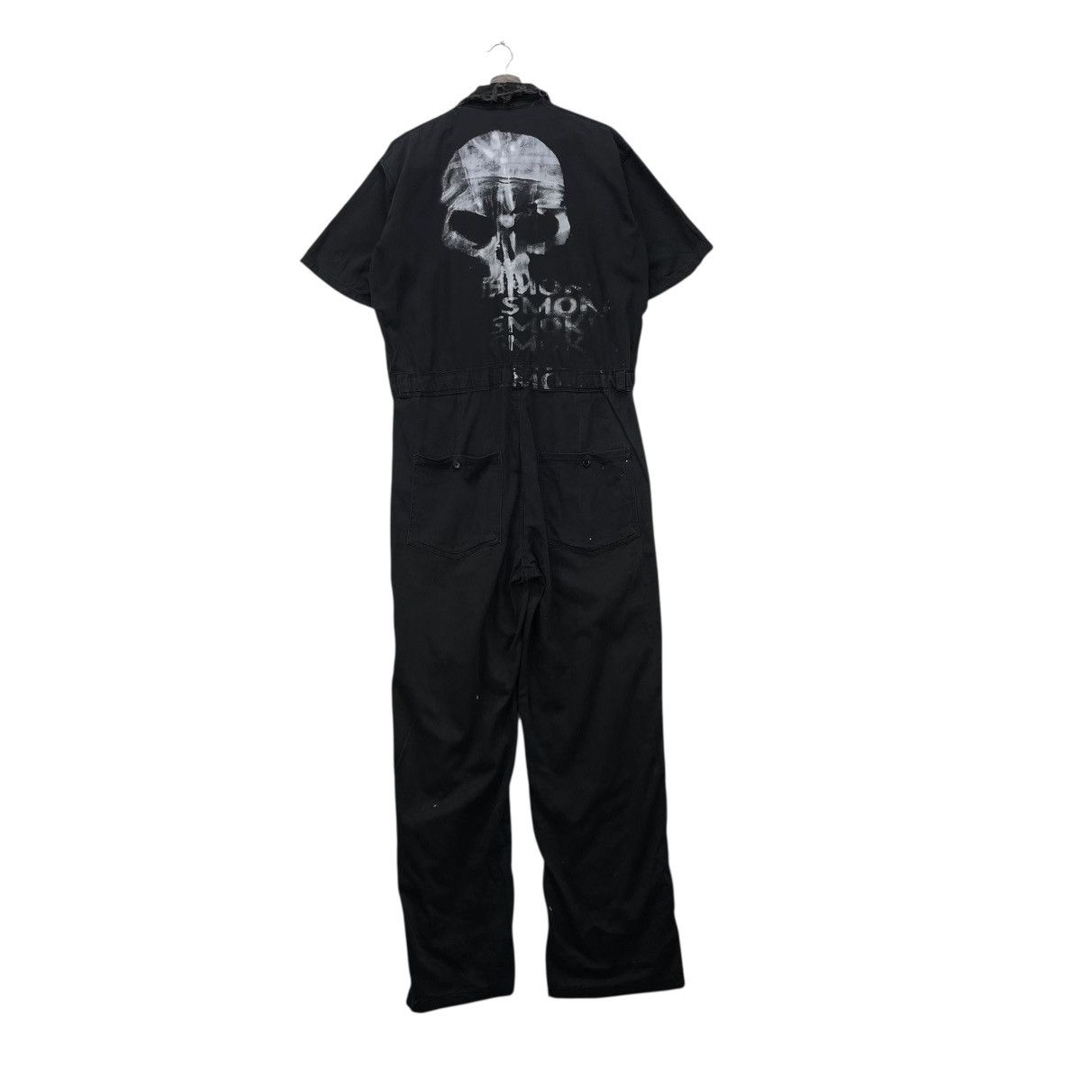 If Six Was Nine 💥 Hn+Die Overall Skull Graphic Print Splash Painting Size US 38 / EU 54 - 2 Thumbnail