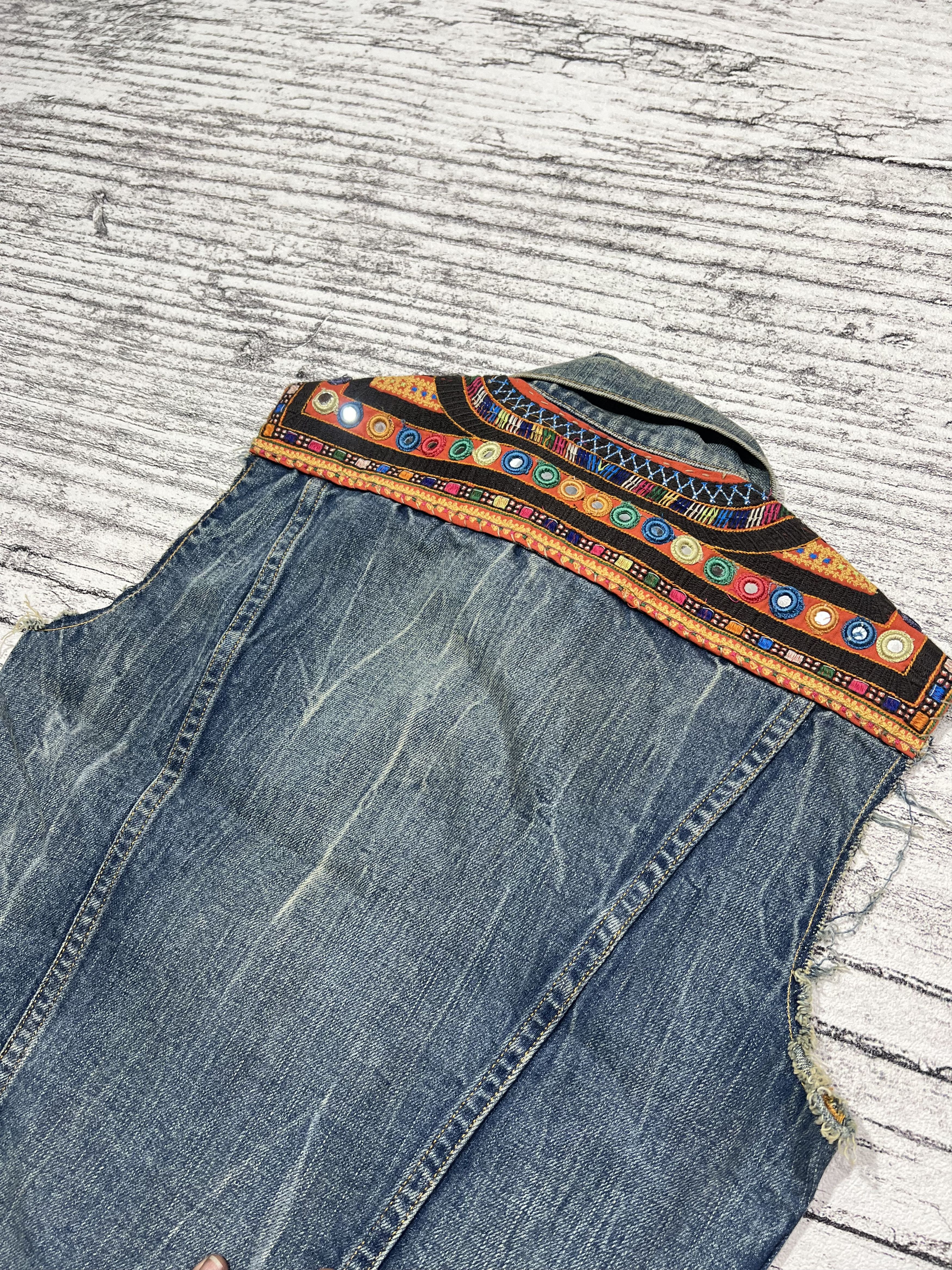 Denim & Supply Ralph Lauren 2000s Archival Ralph Lauren RRL Denim Vest y2k Lgb Ifsix Size US XS / EU 42 / 0 - 5 Thumbnail