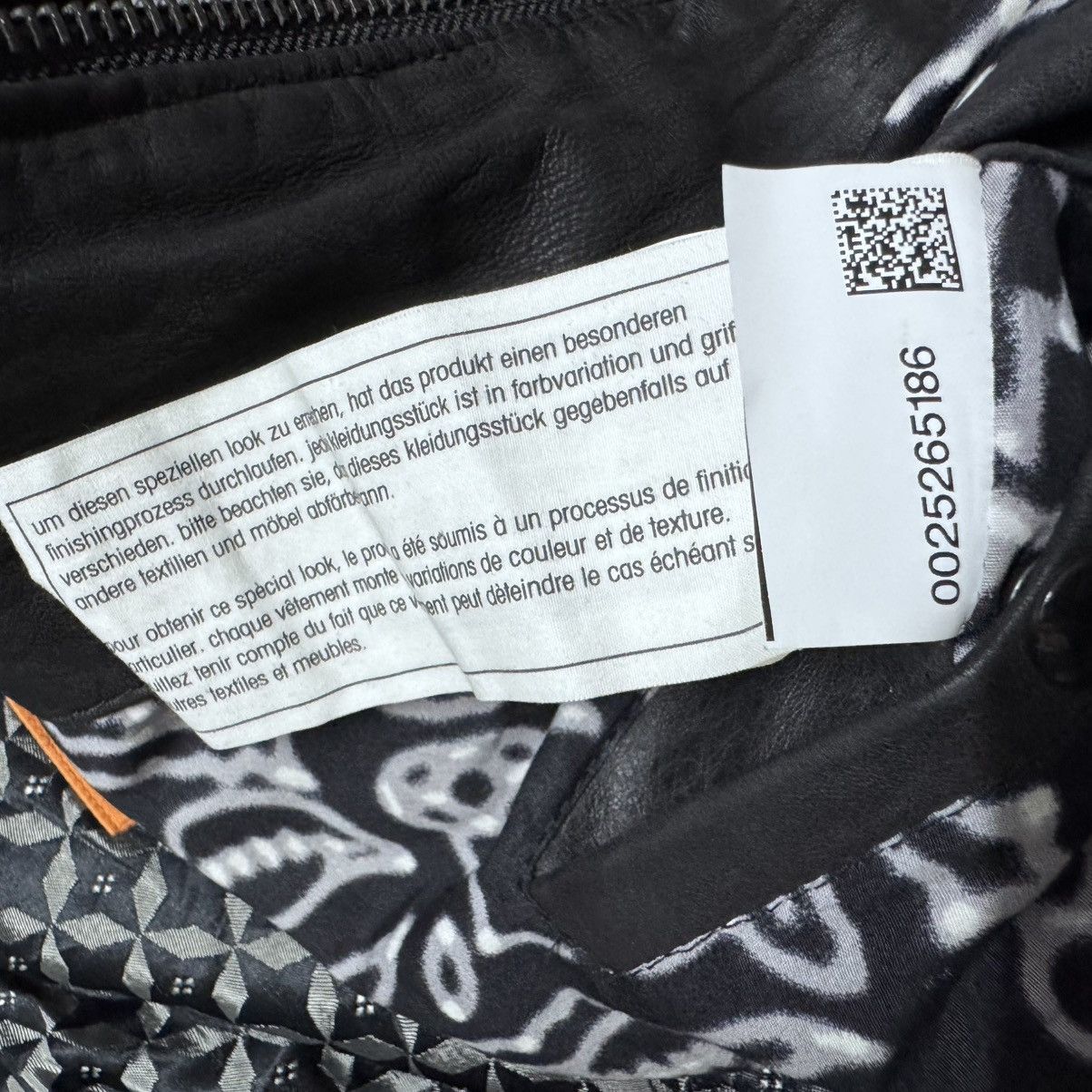 Hugo Boss Hugo Boss Leather Jacket Fade Black Size US M / EU 48-50 / 2 - 22 Thumbnail