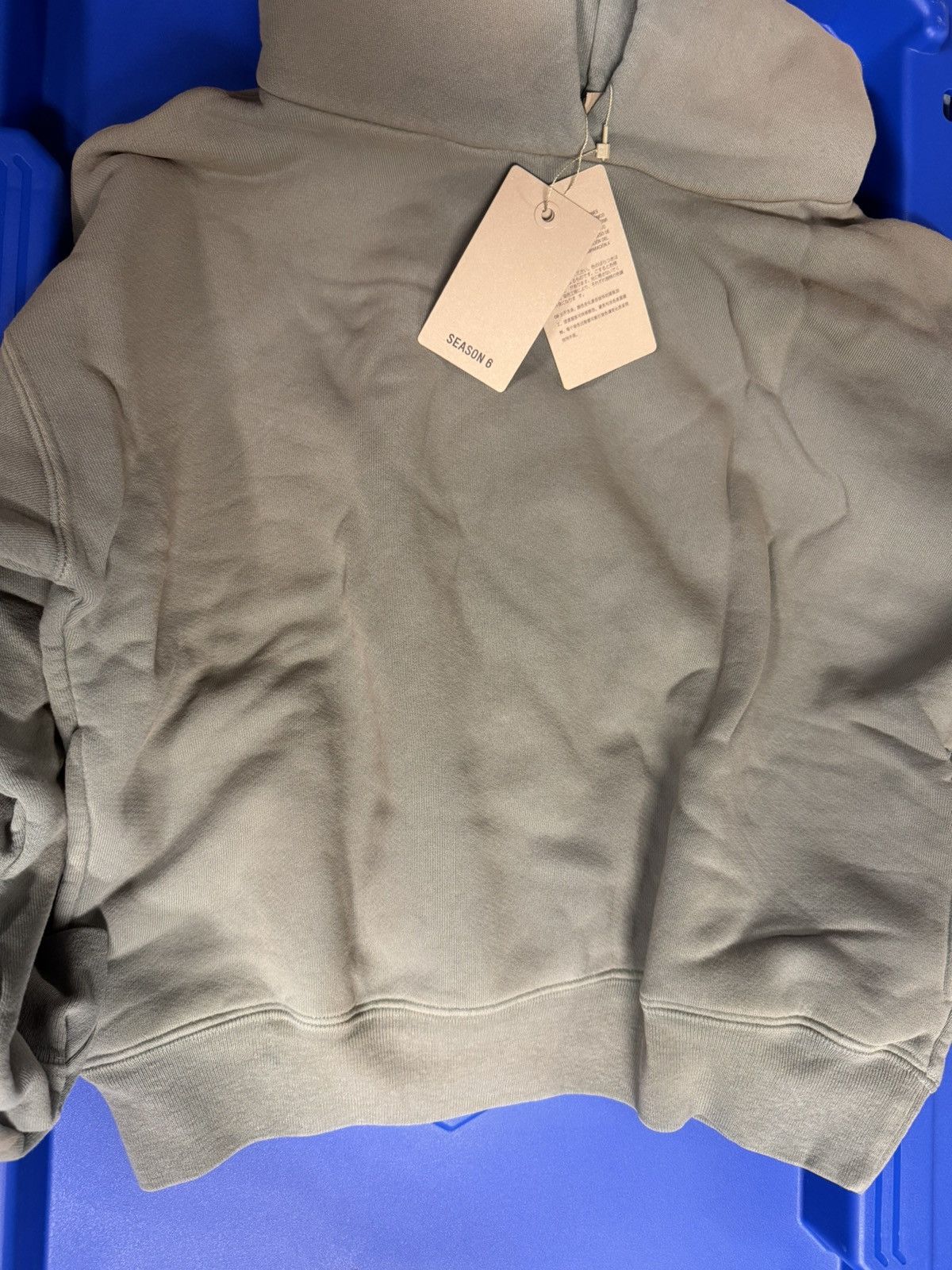 Yeezy Yeezy Season 6 Glacier Hoodie Size XS - Rare Size US XS / EU 42 / 0 - 8 Thumbnail