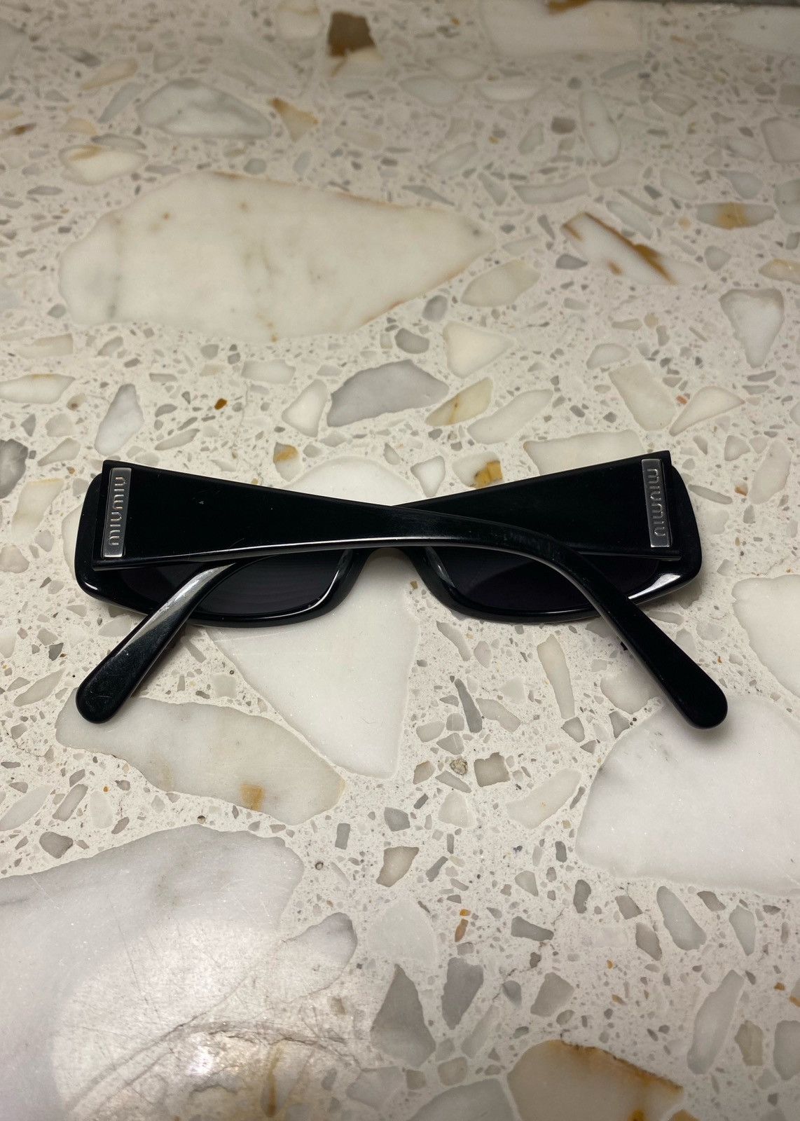 Miu Miu Silver Logo Vintage Miu Miu Sunglasses Size ONE SIZE - 2 Thumbnail