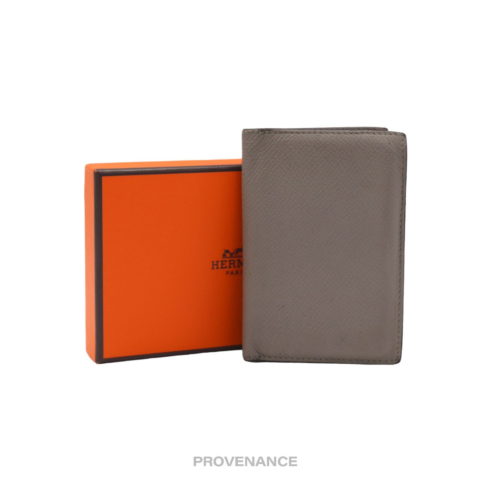 Hermes 🔴 Hermès MC² Euclide Card Holder Wallet - Gris Asphalt Size ONE SIZE - 1 Thumbnail