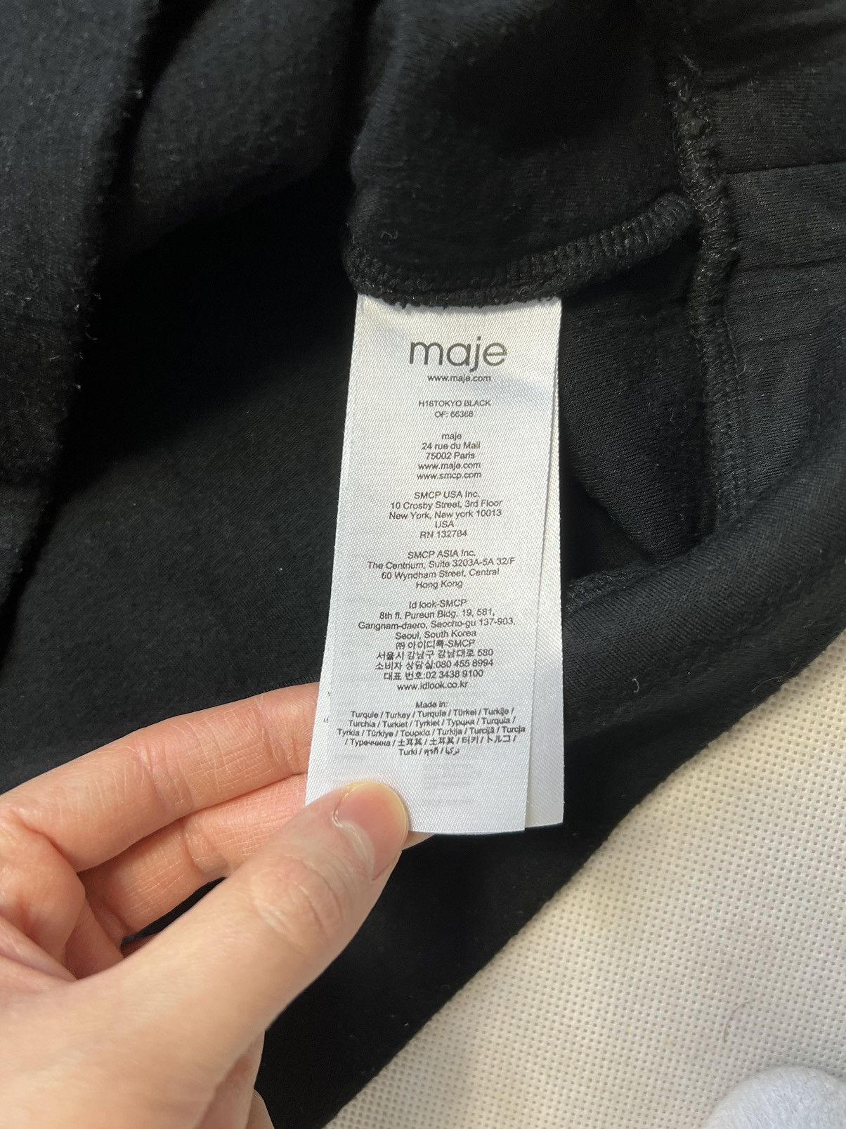 Maje Sweatshirt Maje Heart Black Size M / US 6-8 / IT 42-44 - 4 Thumbnail