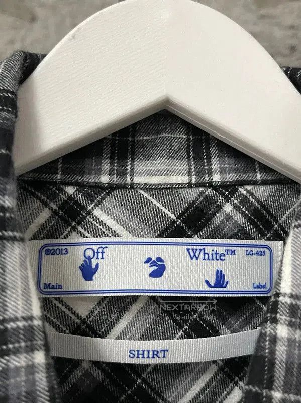 Off-White Off-White Plaid Long Sleeve Shirt for Men . Size US XL / EU 56 / 4 - 7 Thumbnail
